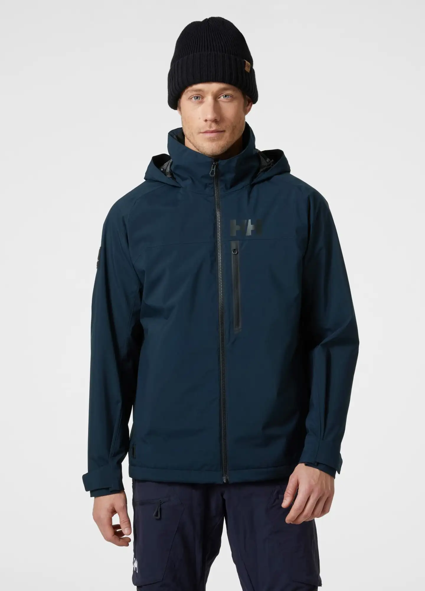 Helly Hansen miesten vanullinen ulkoilutakki HP Racing Lifaloft Hooded  30366 - Navy - 3