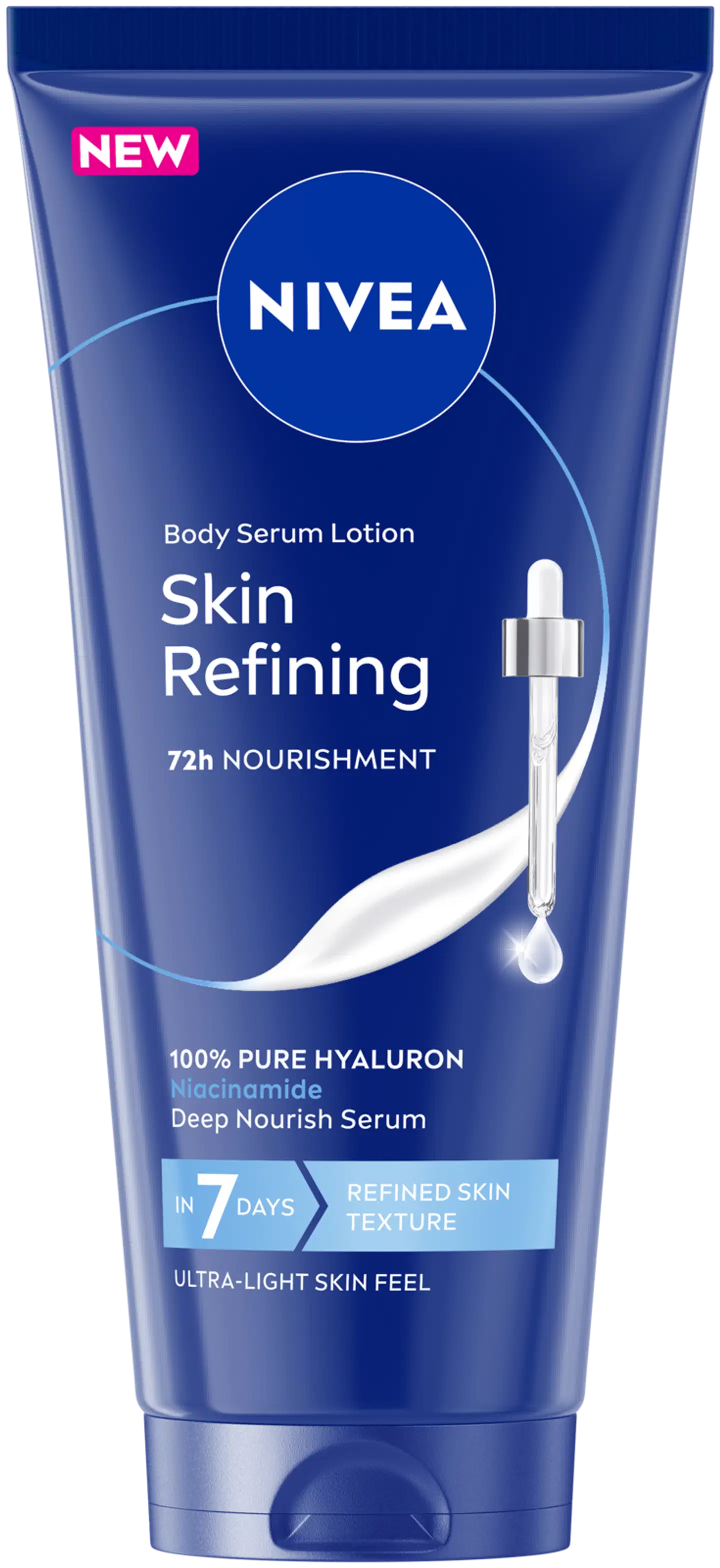 NIVEA 200ml Skin Refining Body Serum Lotion -seerumivartalovoide