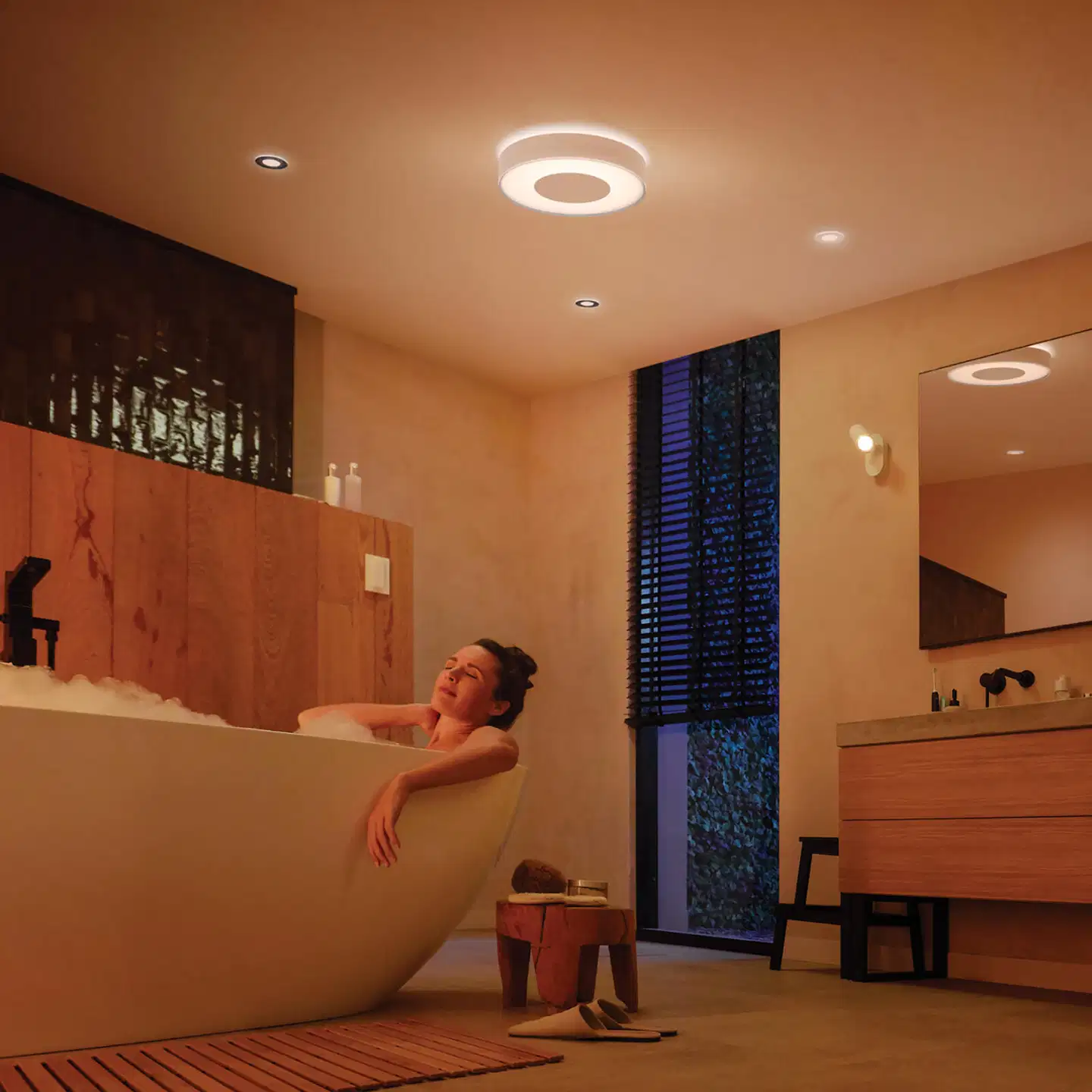 Philips Hue Xamento -kattovalaisin kylpyhuoneeseen 53W 2000-6500K 3700LM iso valkoinen - 8
