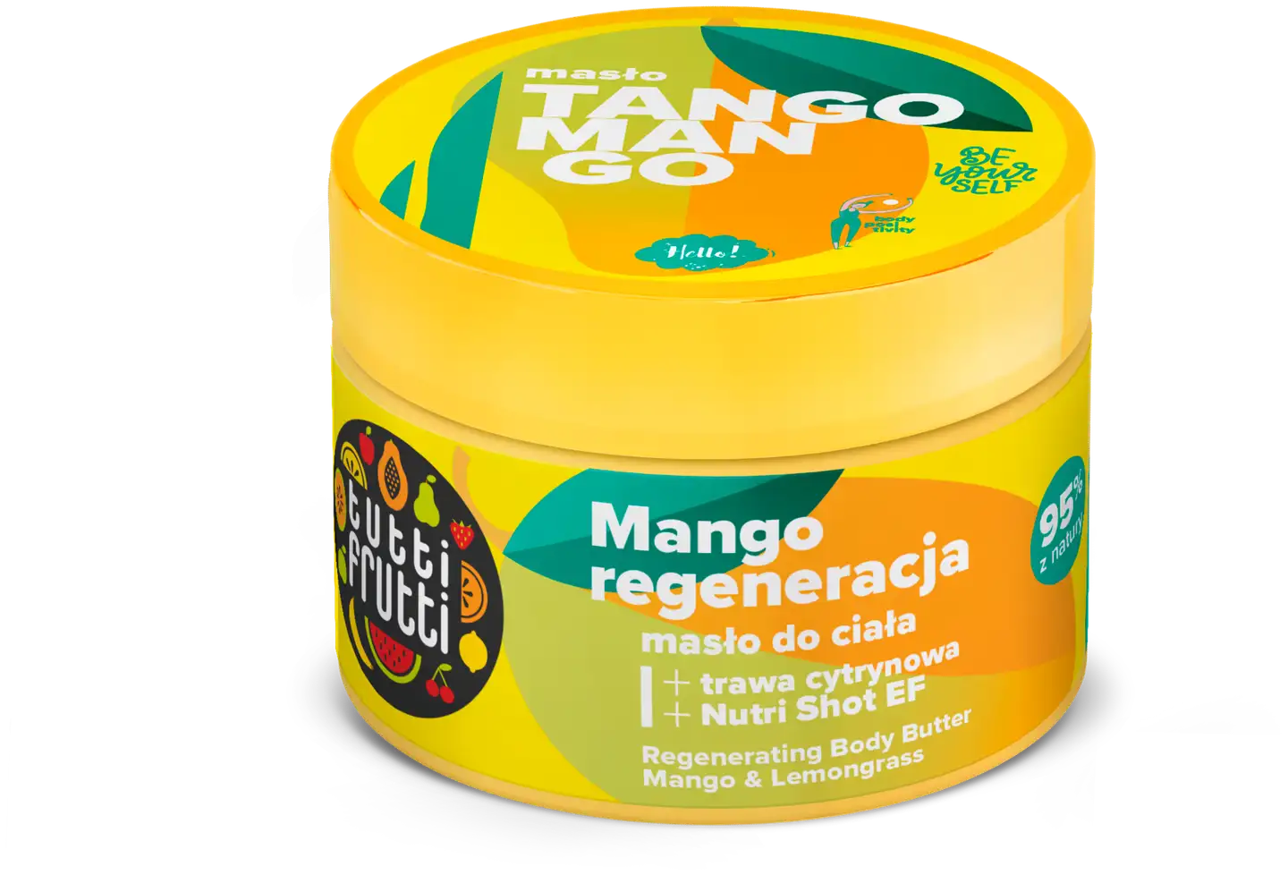 Tutti Frutti uudistava vartalovoi Mango ja sitruunaruoho 200 ml