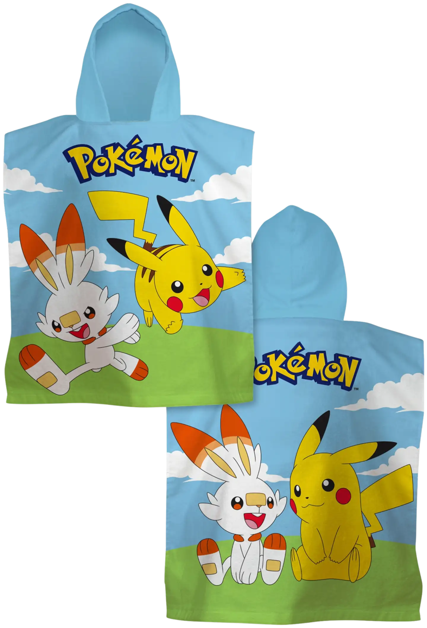 Pokemon lasten kylpyponcho 50x115 cm monivärinen - 3