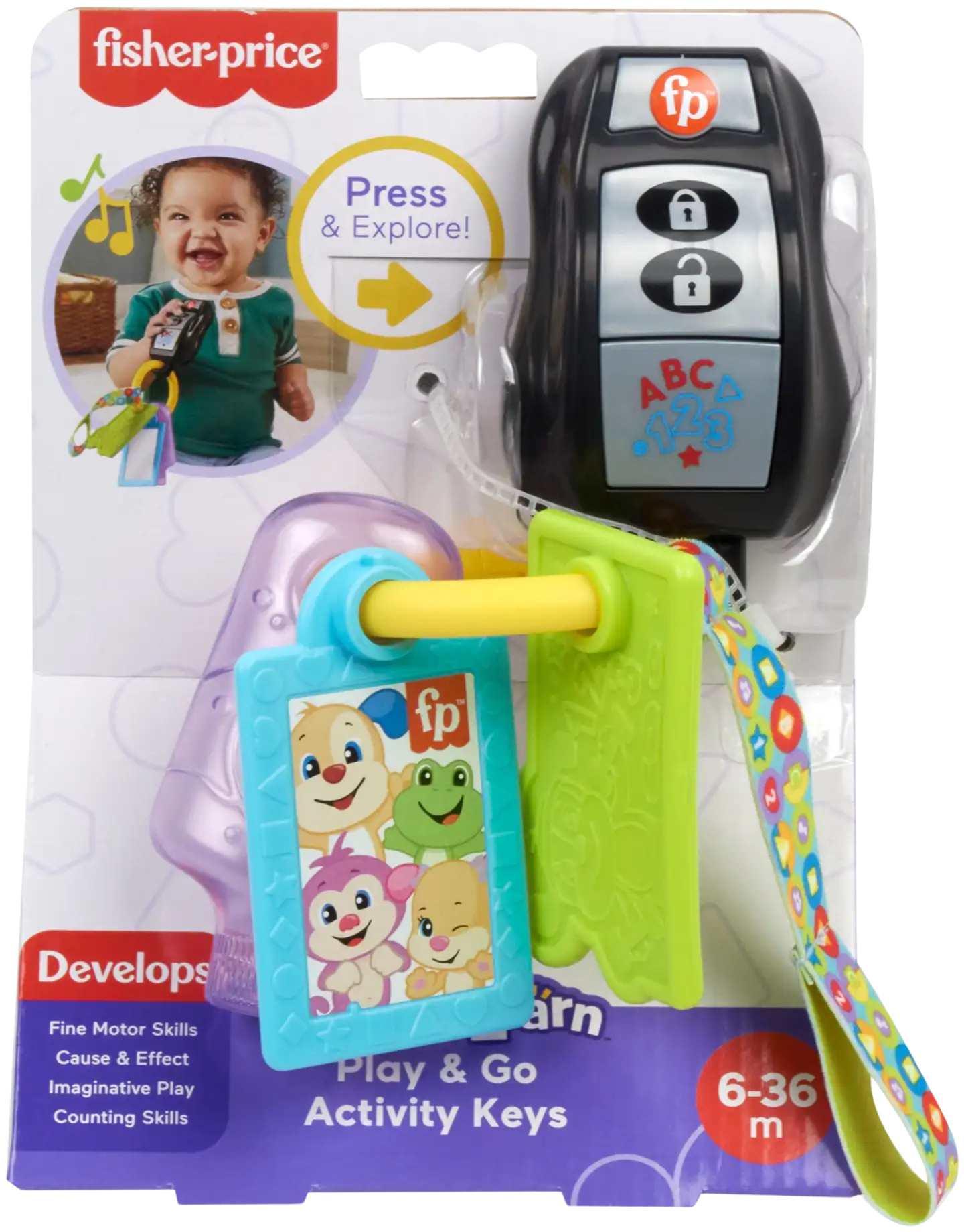 Fisher-Price Play & Go vauvan leikkiavaimet - 4