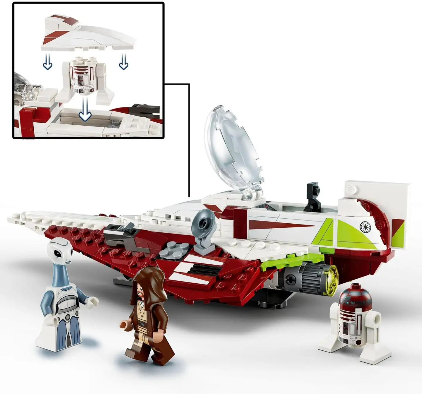 LEGO® Star Wars™ Obi-Wan Kenobin Jedi Starfighter™ 75333 - 3