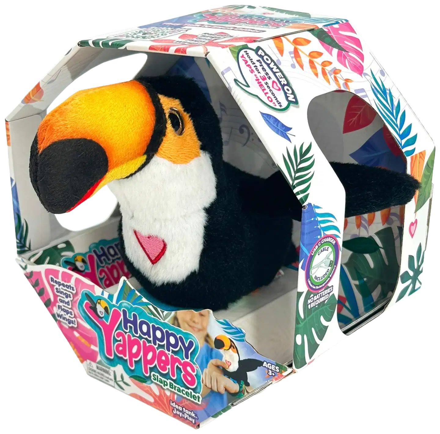 Happy Yappers puhuva pehmolelulintu - 12