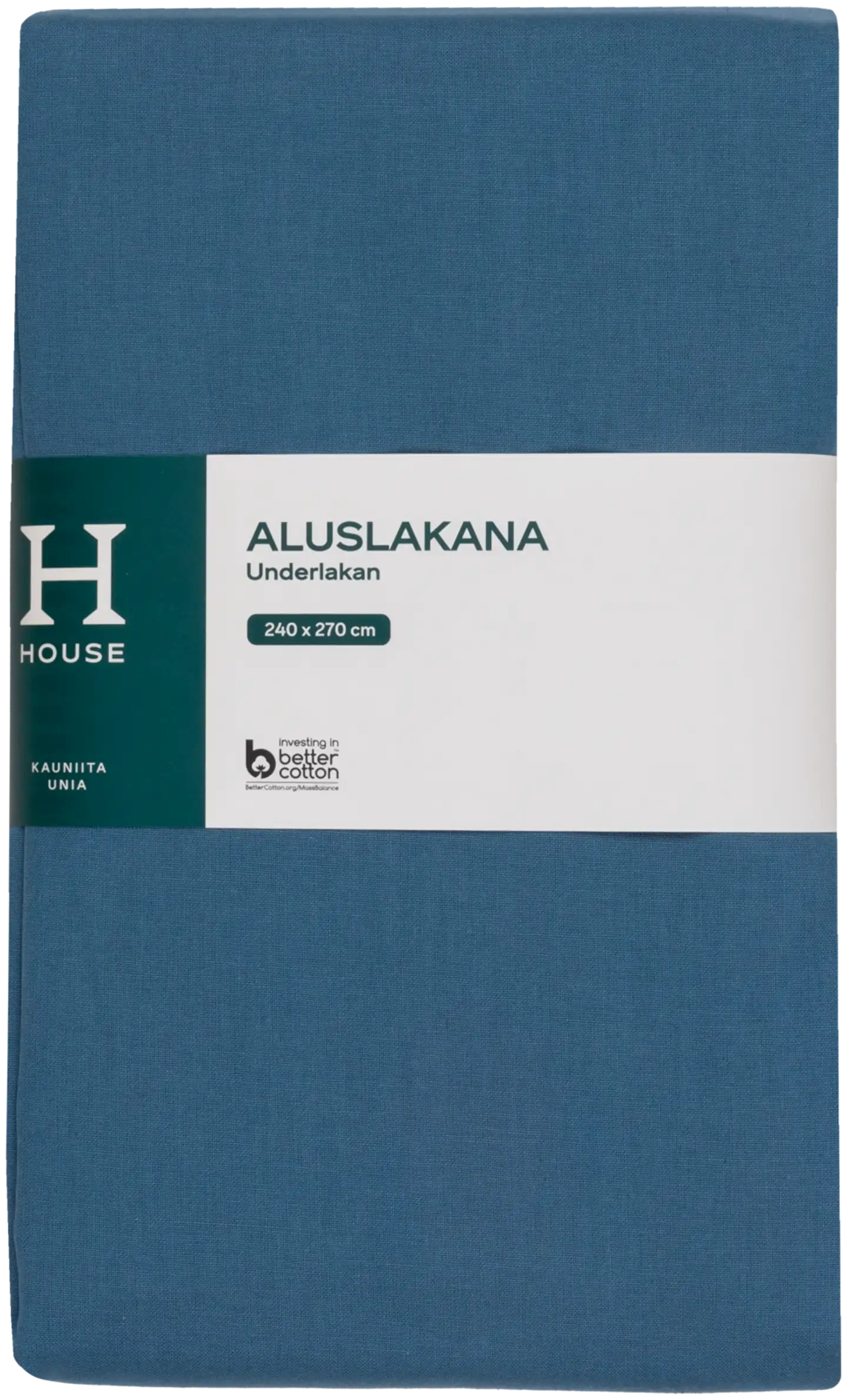 House aluslakana 240 x 270 cm harmaan sininen