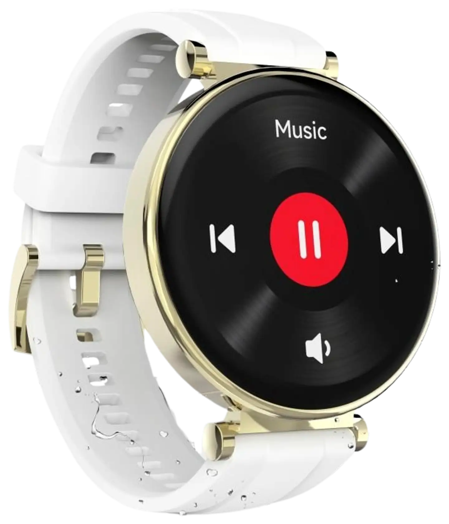 Hama Smart Watch 7000 älykello, AMOLED 1.32", IP68, kulta/valkoinen - 6