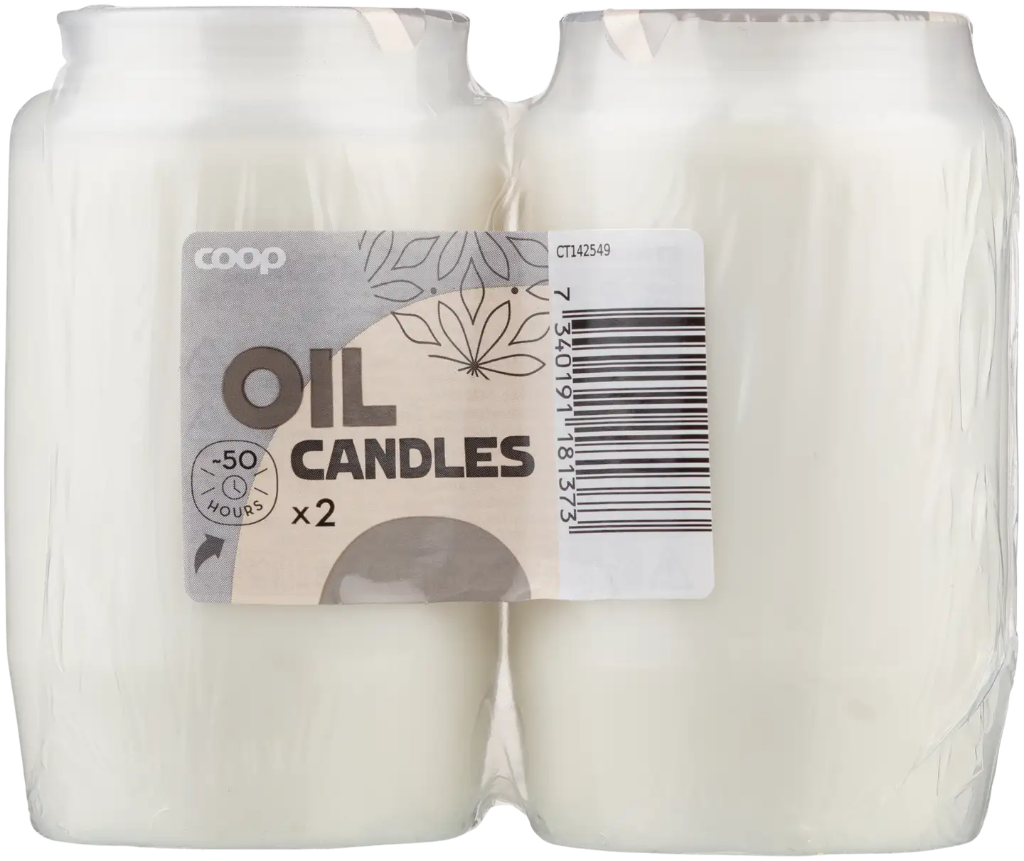 Coop öljykynttilä 50h 2kpl