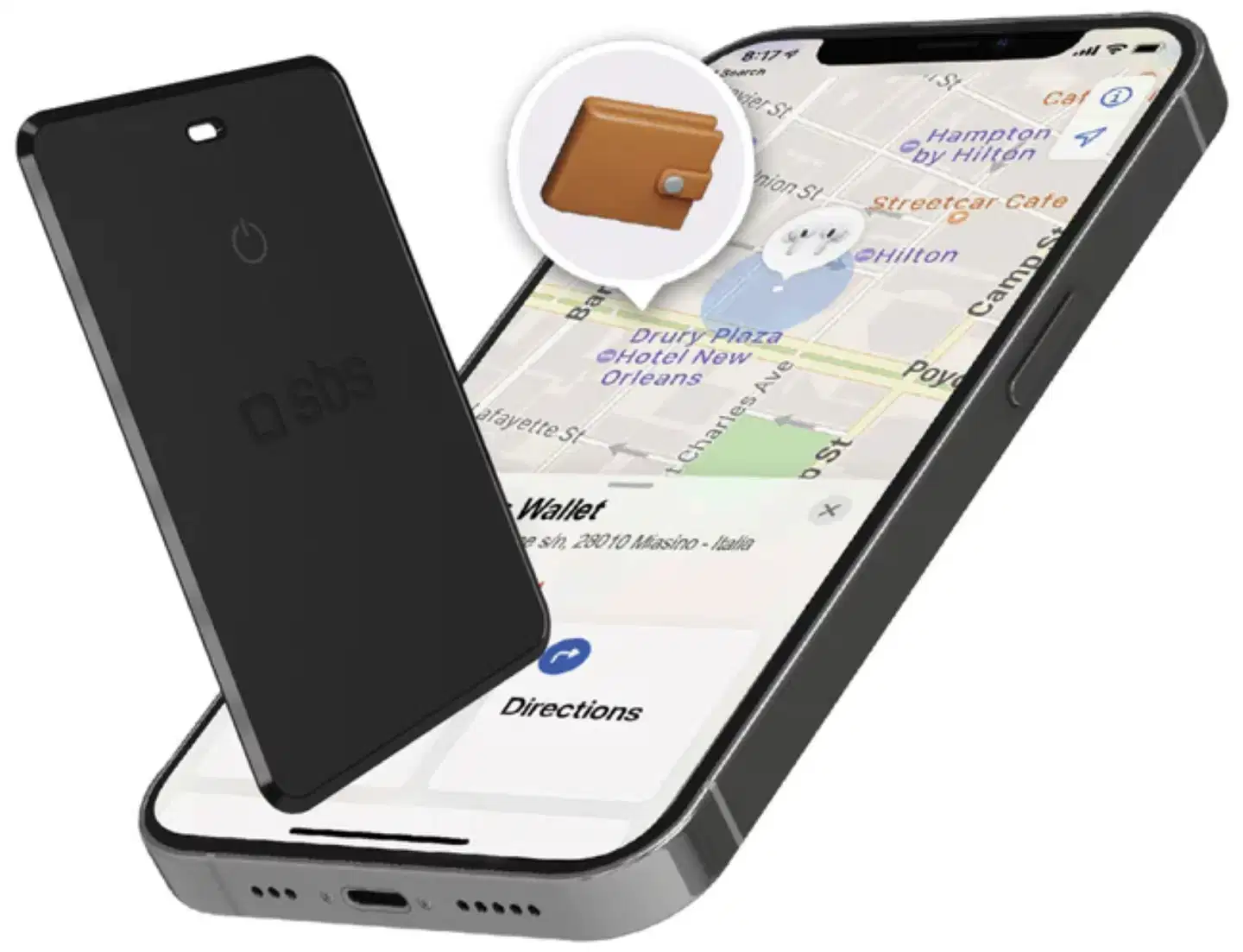 SBS korttimallinen älypaikannin Track My Card