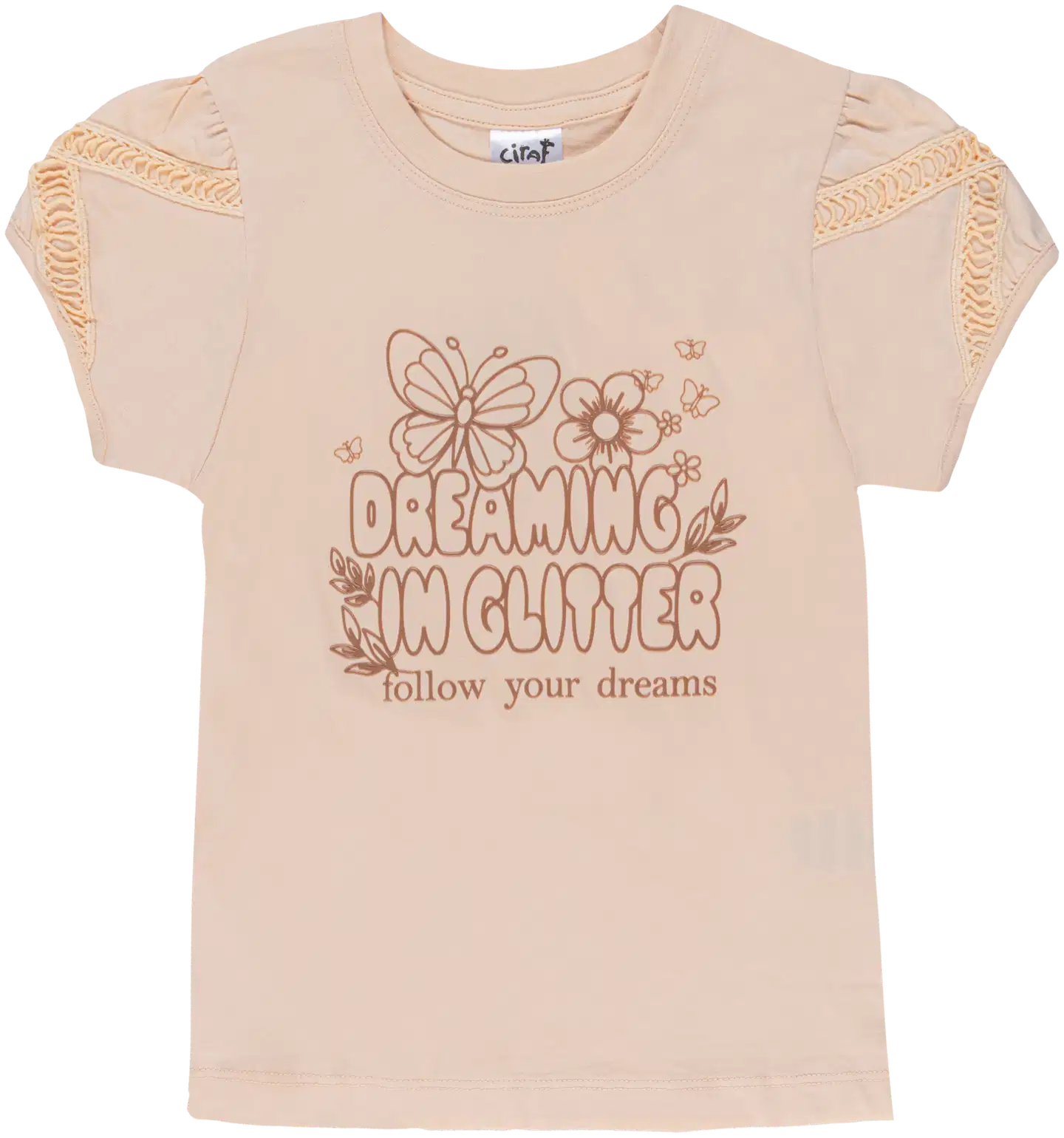 Ciraf lasten t-paita 25TC261634 - Scallop Shell 12-1010 Tcx - 1