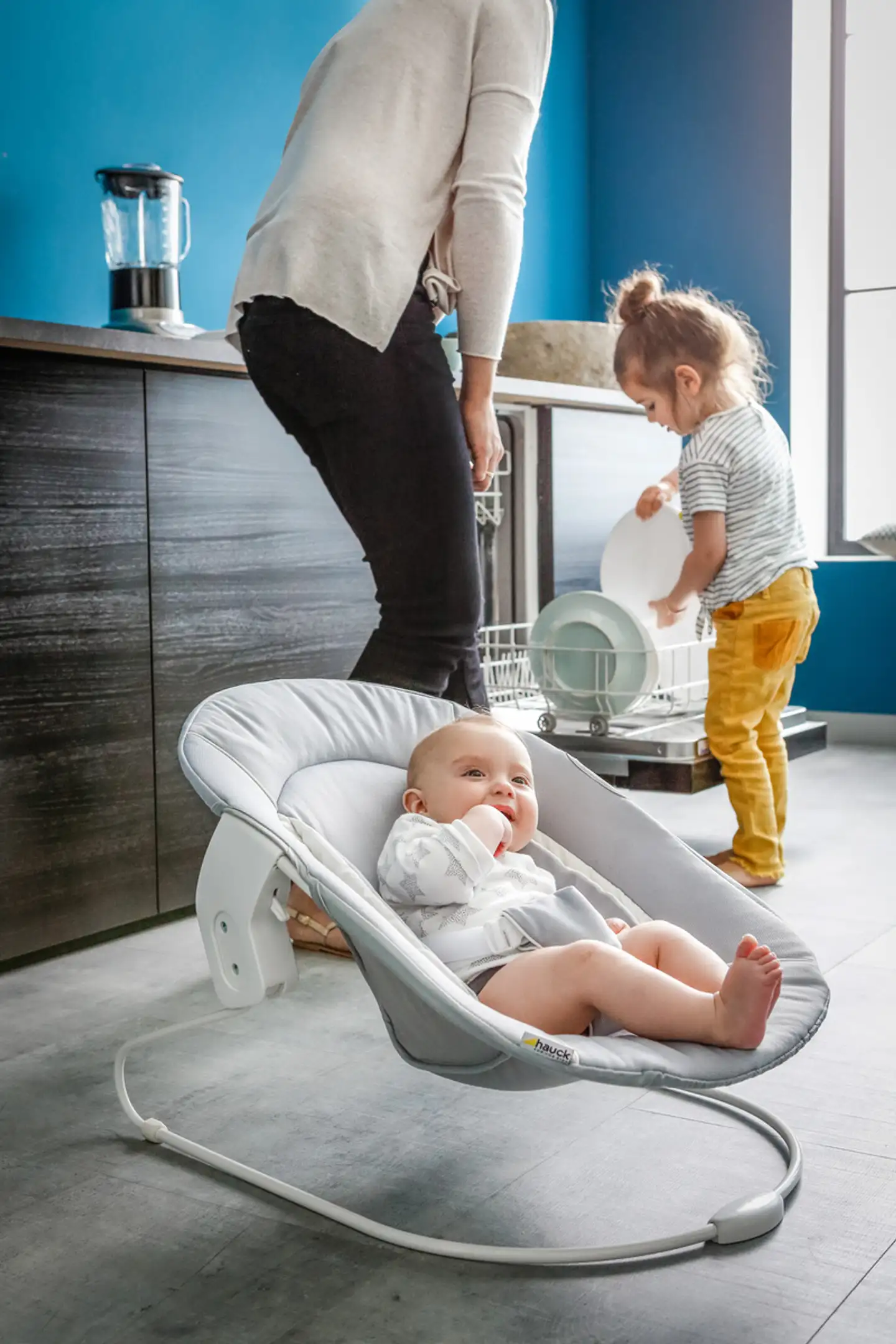 Hauck sitteri ja syöttötuolin istuin Alpha beige - 24
