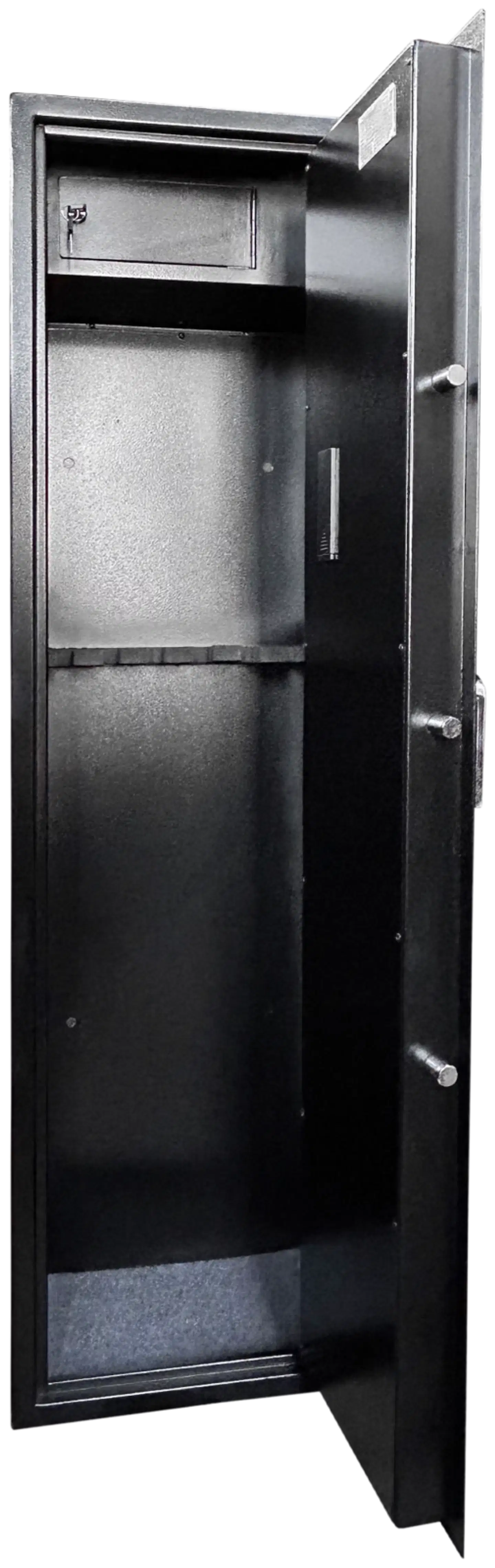 Trekker Asekaappi 6-asetta AS600 v2, digitaalilukolla, Musta - 2