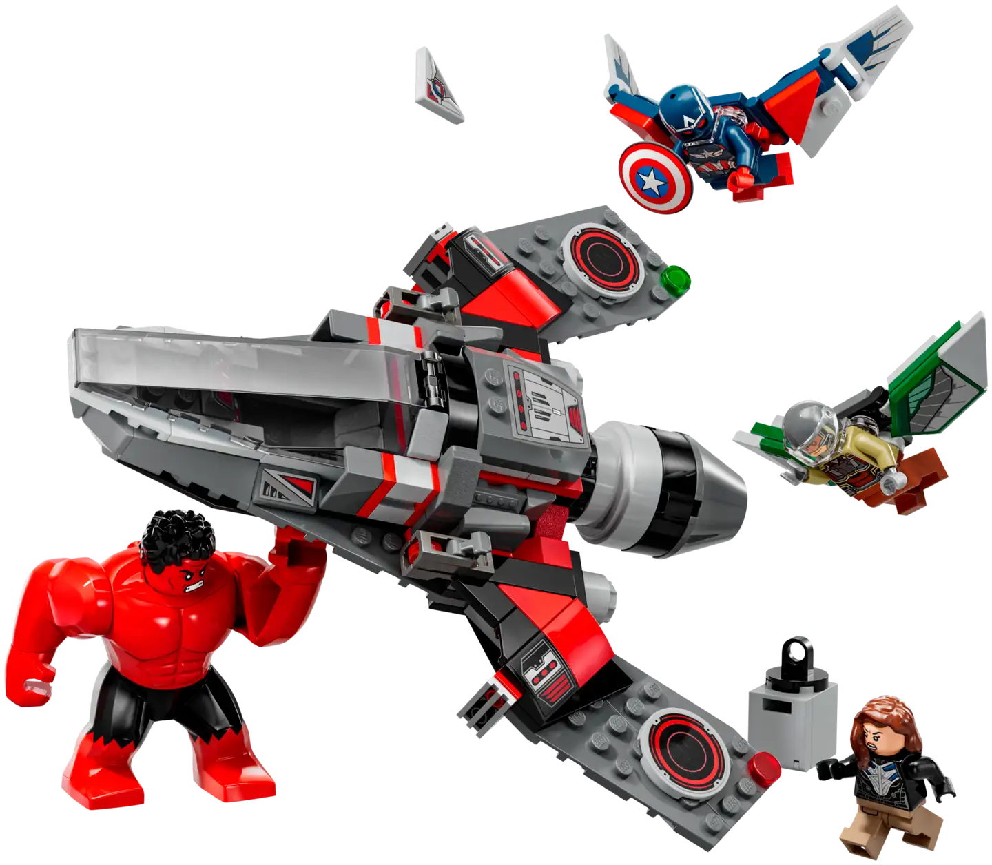 LEGO® Marvel 76292 Captain American ja Punaisen Hulkin taistelu - 4