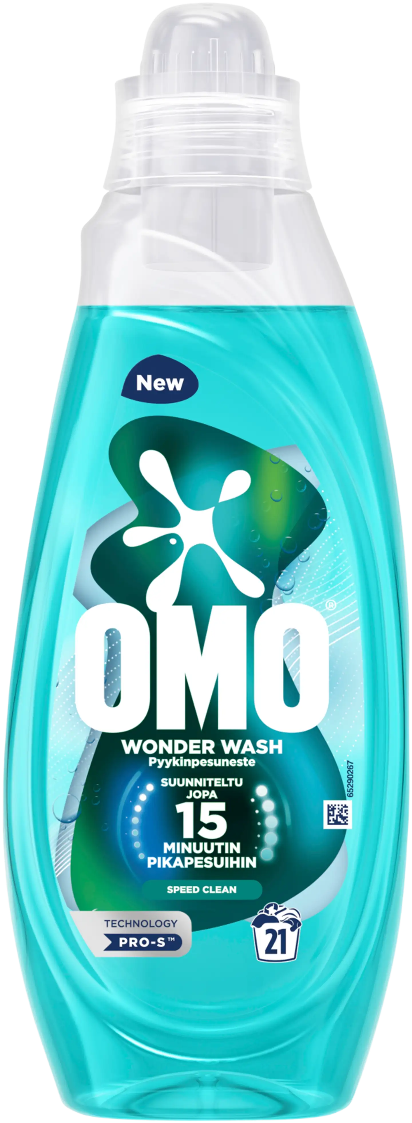 Omo Wonder Wash Speed Clean pyykinpesuneste pikapesuohjelmille 840 ml 21 pesua