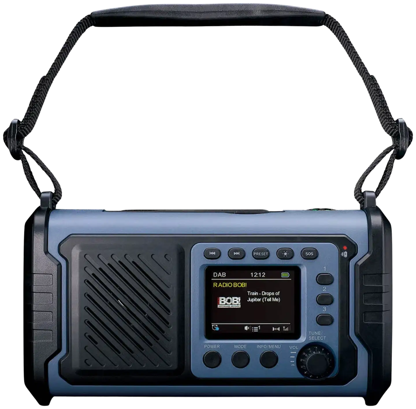 Lenco hätäradio PDR-255BU sininen - 1