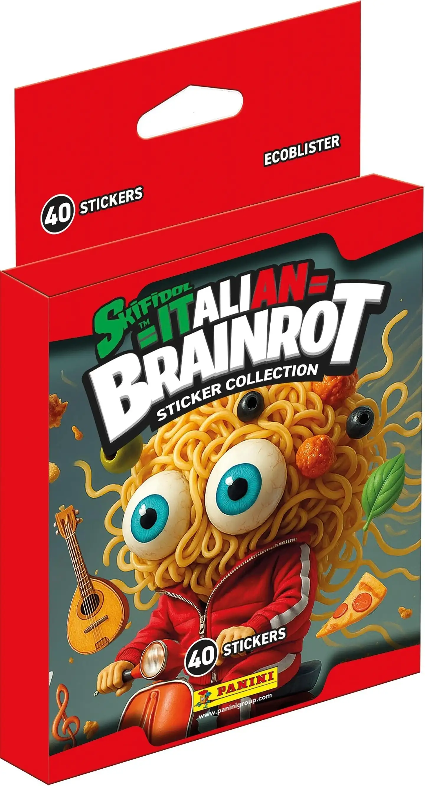 Skifidol Italian Brainrot -8 tarrapaketin laatikko keräilytarrat