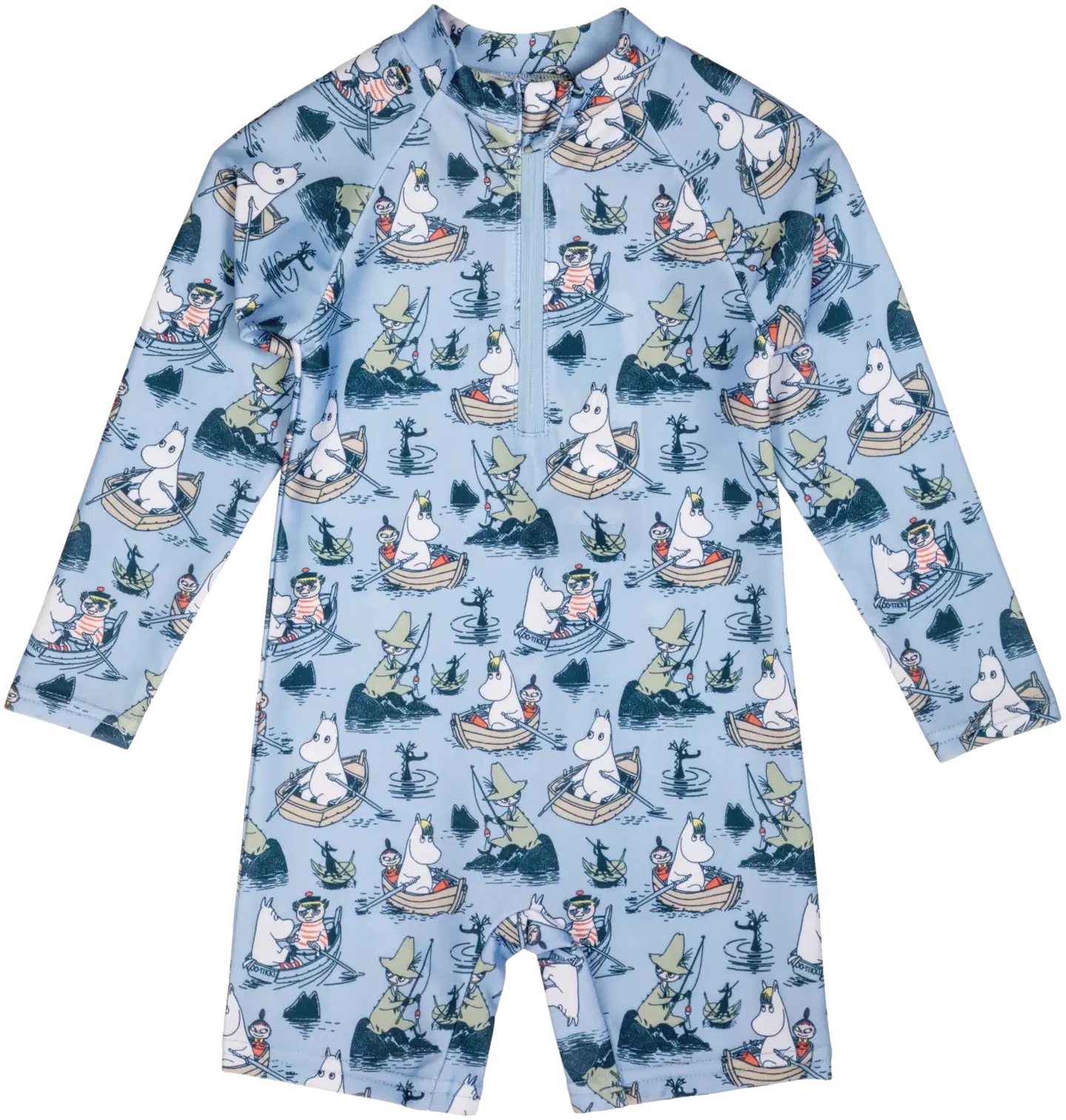 Muumi Vauvojen uima-asu Veneilijät 591892 - Vaaleansininen - 1