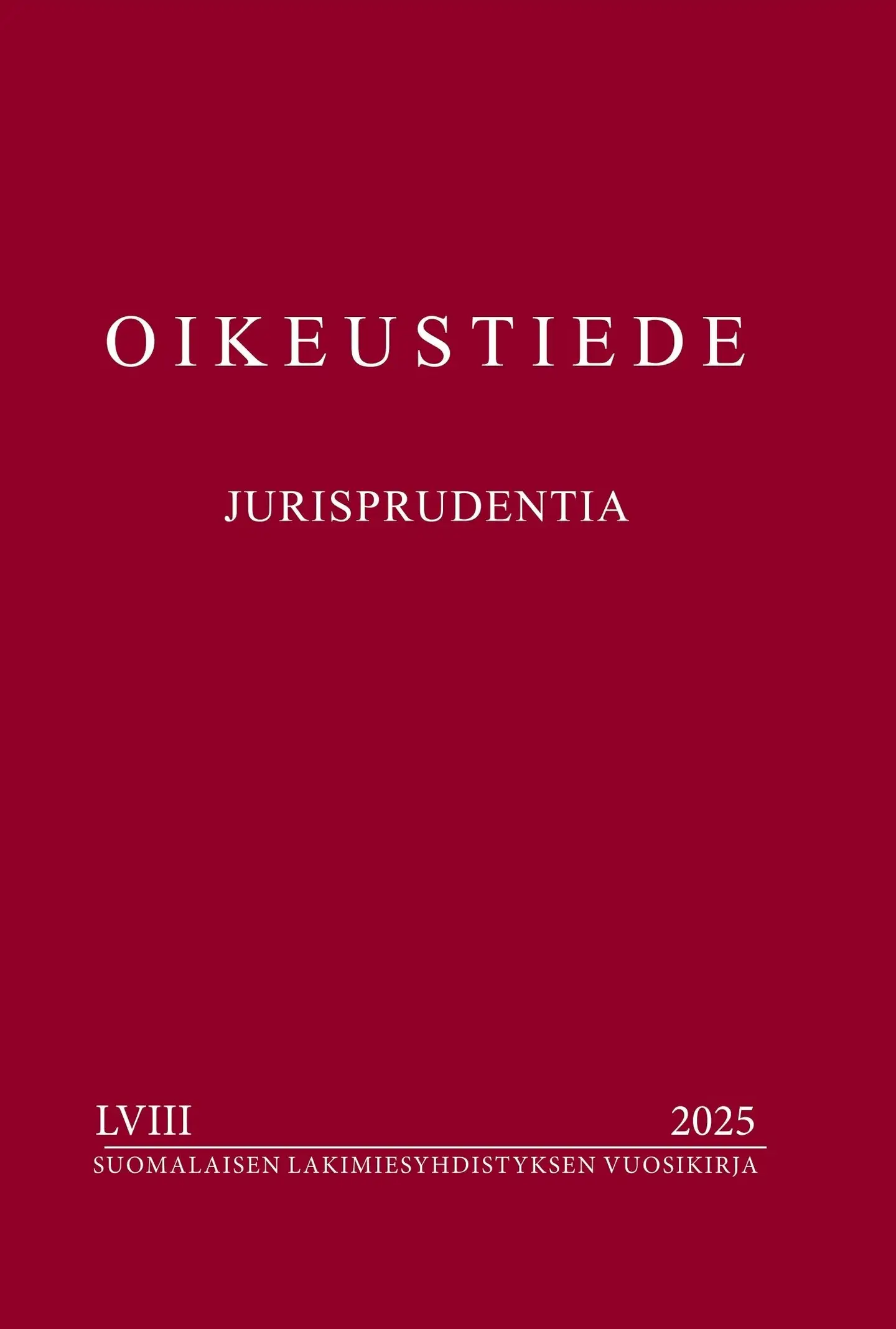 Oikeustiede-Jurisprudentia LVIII:2025