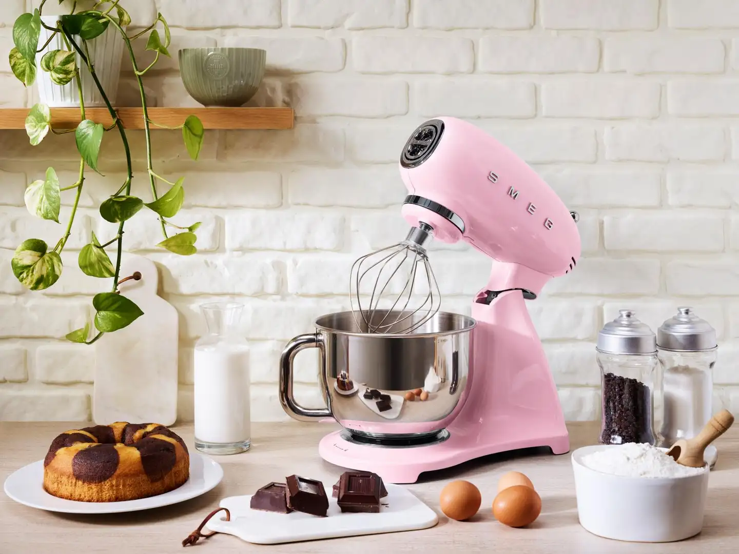 Smeg yleiskone pinkki SMF03PKEU - 8