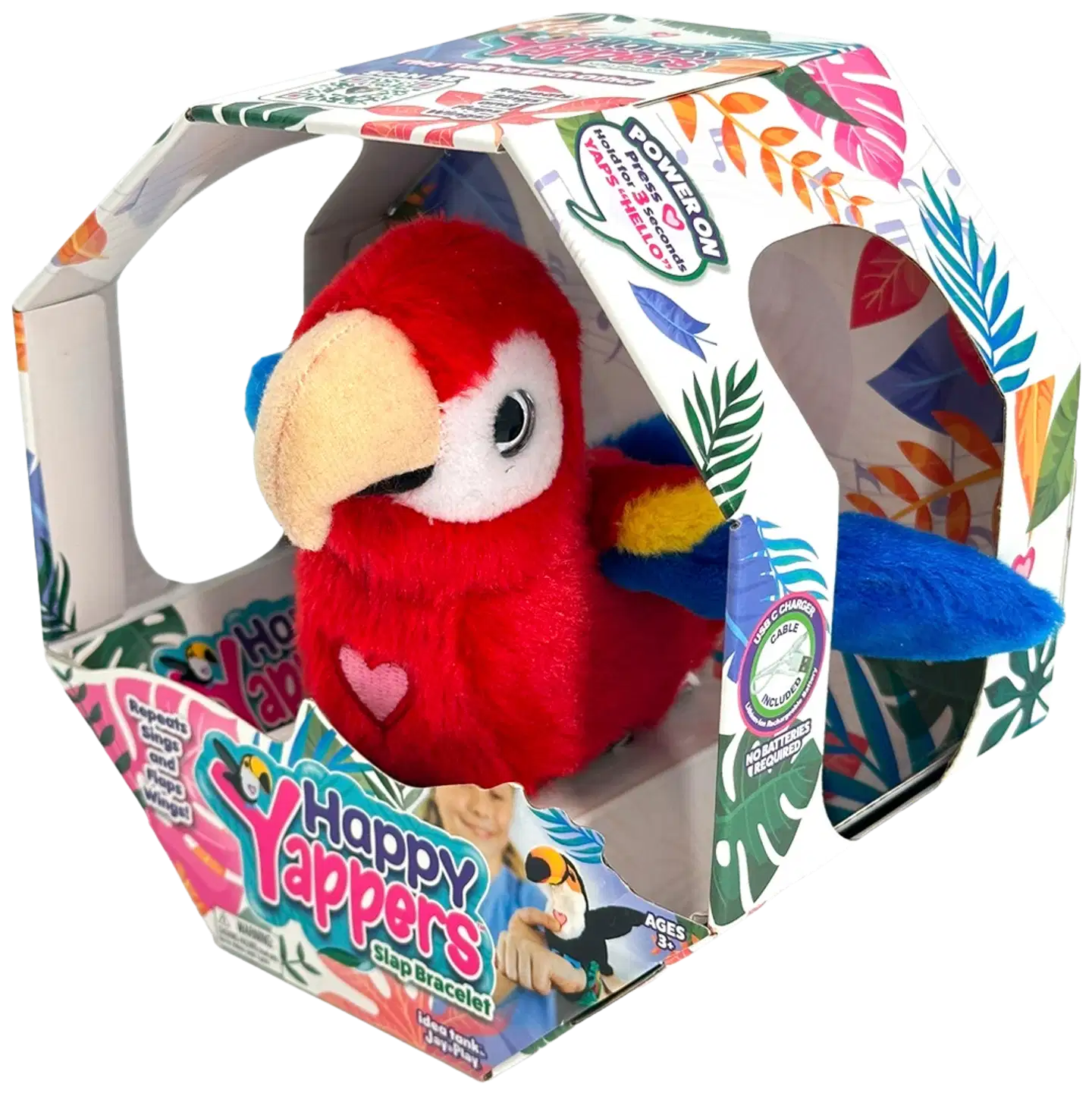 Happy Yappers puhuva pehmolelulintu - 10