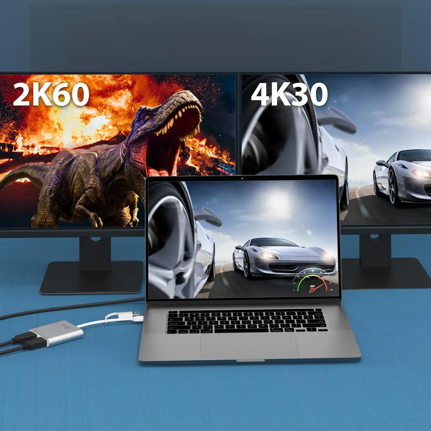 j5create USB-C 2 x HDMI adapteri - 6