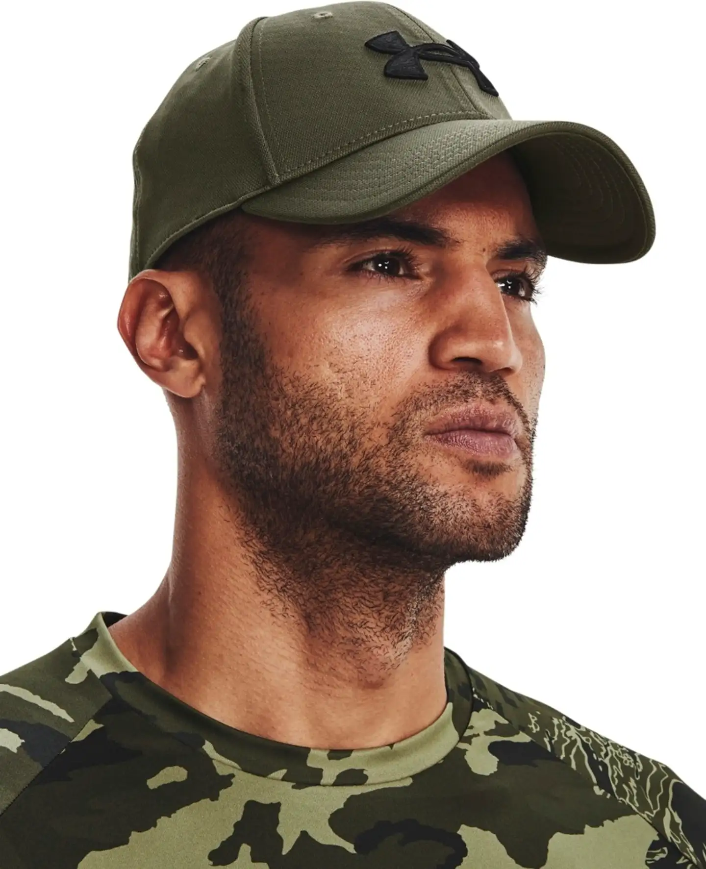 Under Armour miesten lippalakki 1376700 Blitzing - Marine OD Green - 3