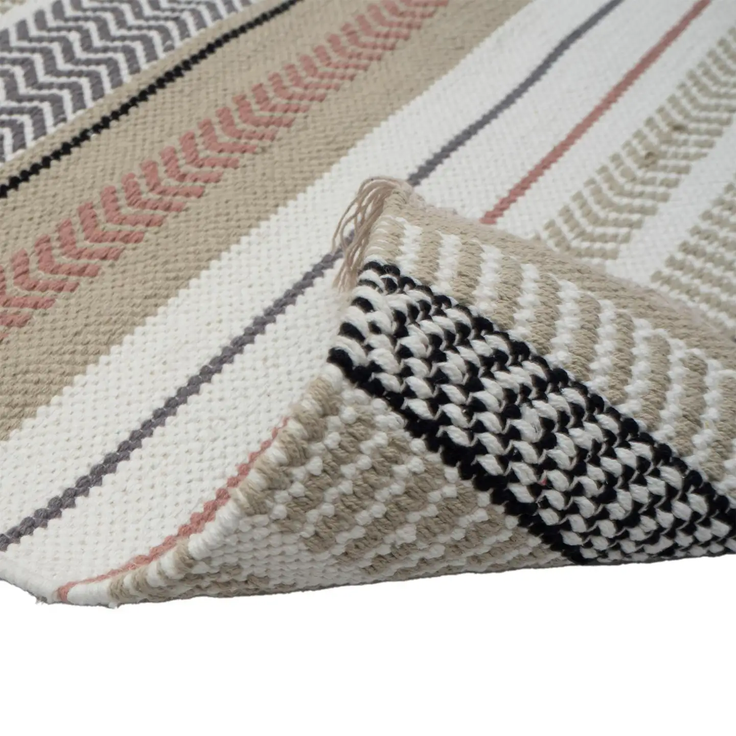 ihankotona Puuvillamatto Leimu 80x300 cm vaaleanvihreä - 3