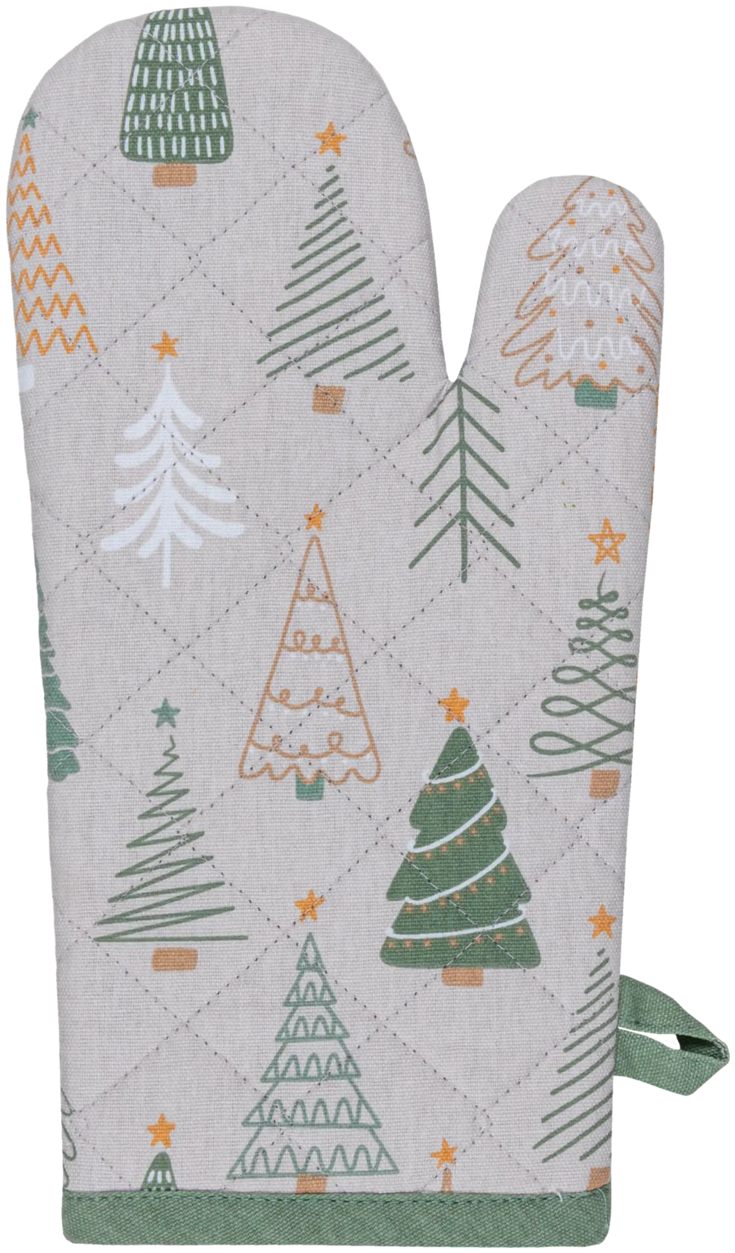 House patakinnas Christmas trees 15x32 cm beige