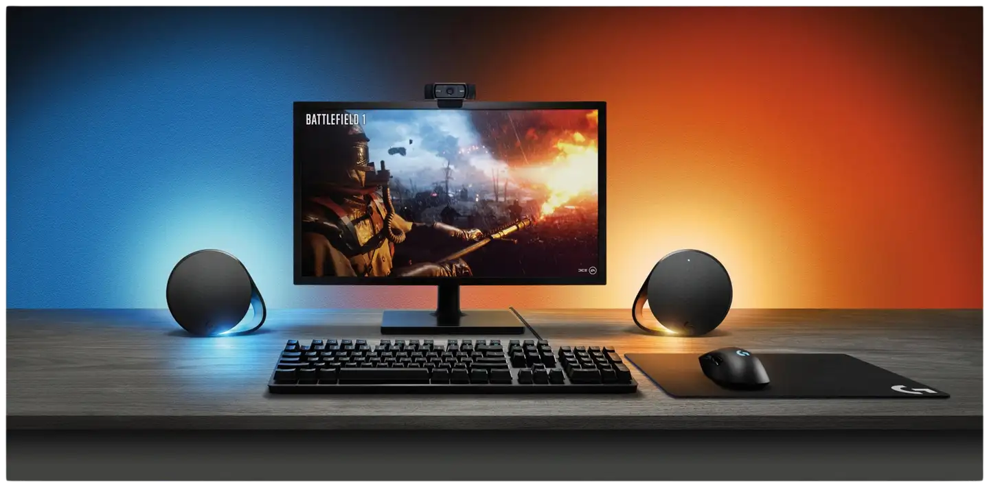 Logitech pelikaiuttimet Lightsync G560 - 7
