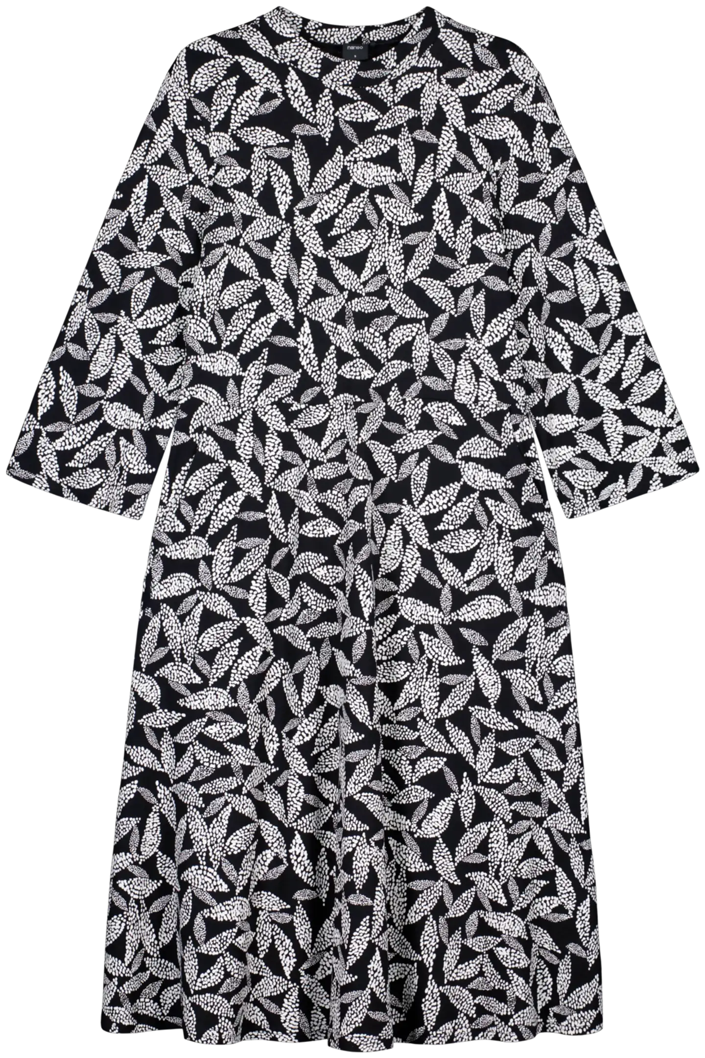 Nanso naisten mekko Triine - Mustavalkoinen - 1