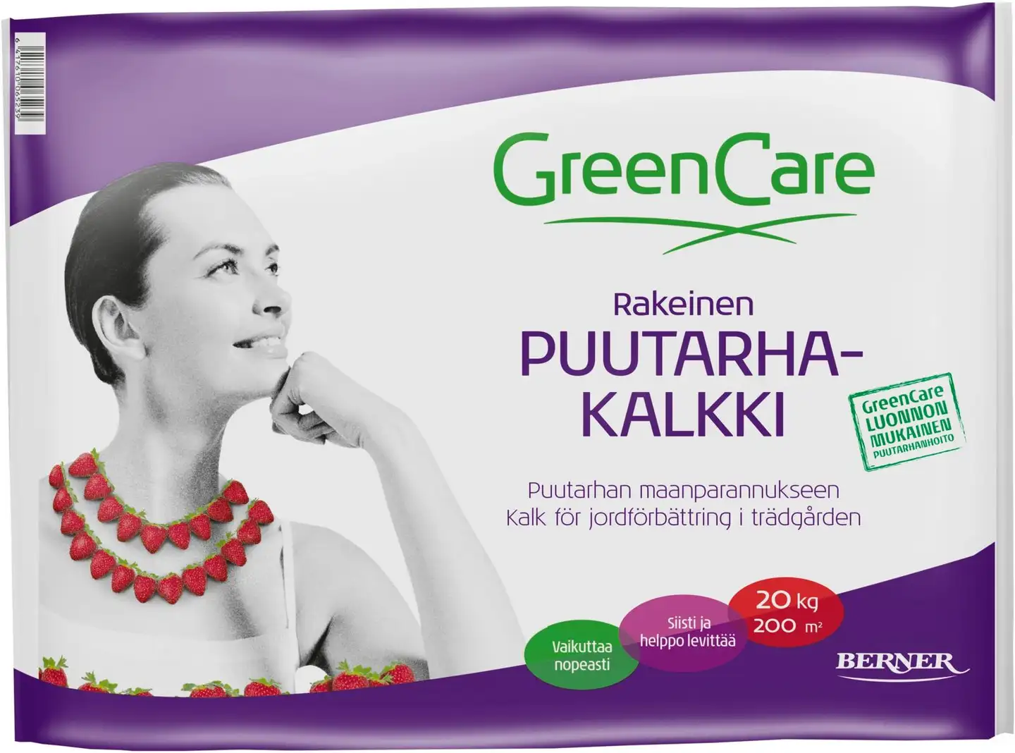 GreenCare 20kg Rakeinen puutarhakalkki