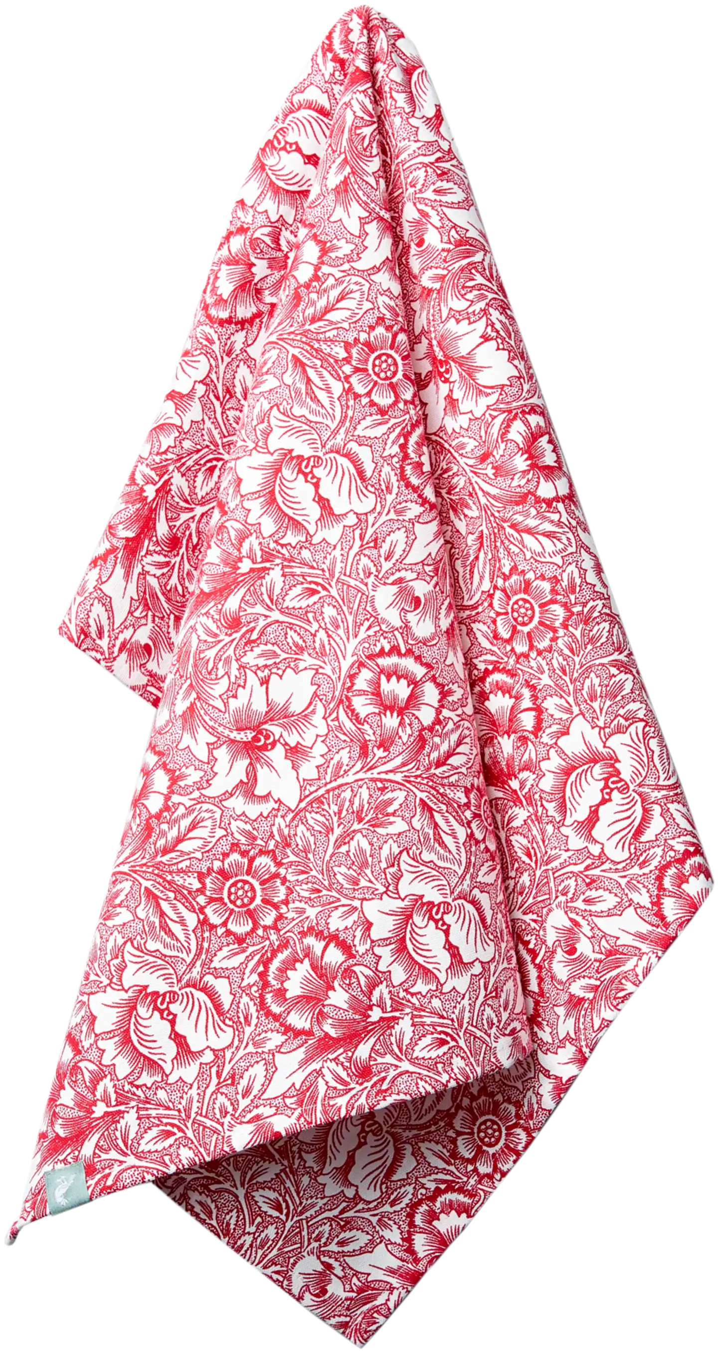 William Morris Keittiöpyyhe  Pink&Poppy punainen 50x70cm