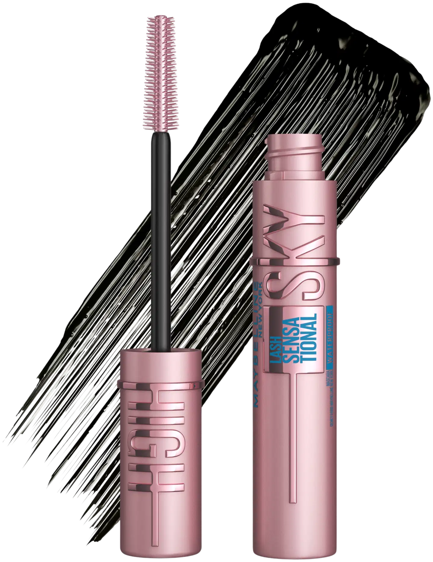 Maybelline New York Lash Sensational Sky High Black WP -maskara 6ml - 2