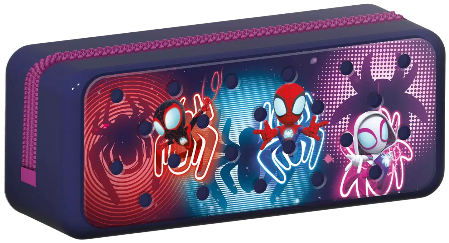 Spidey & Friends koristepinssi silikonipenaali displayssa