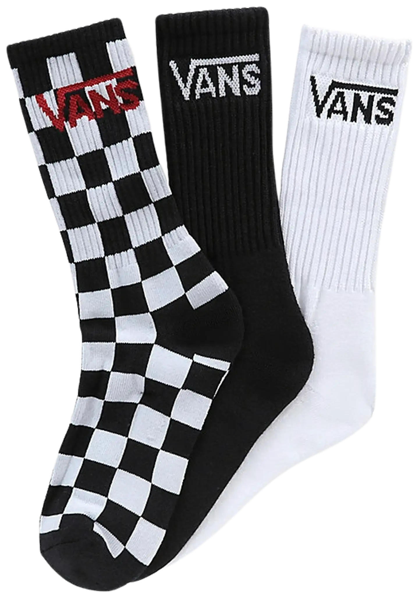 Vans lasten sukat Classic crew boys 3-pack