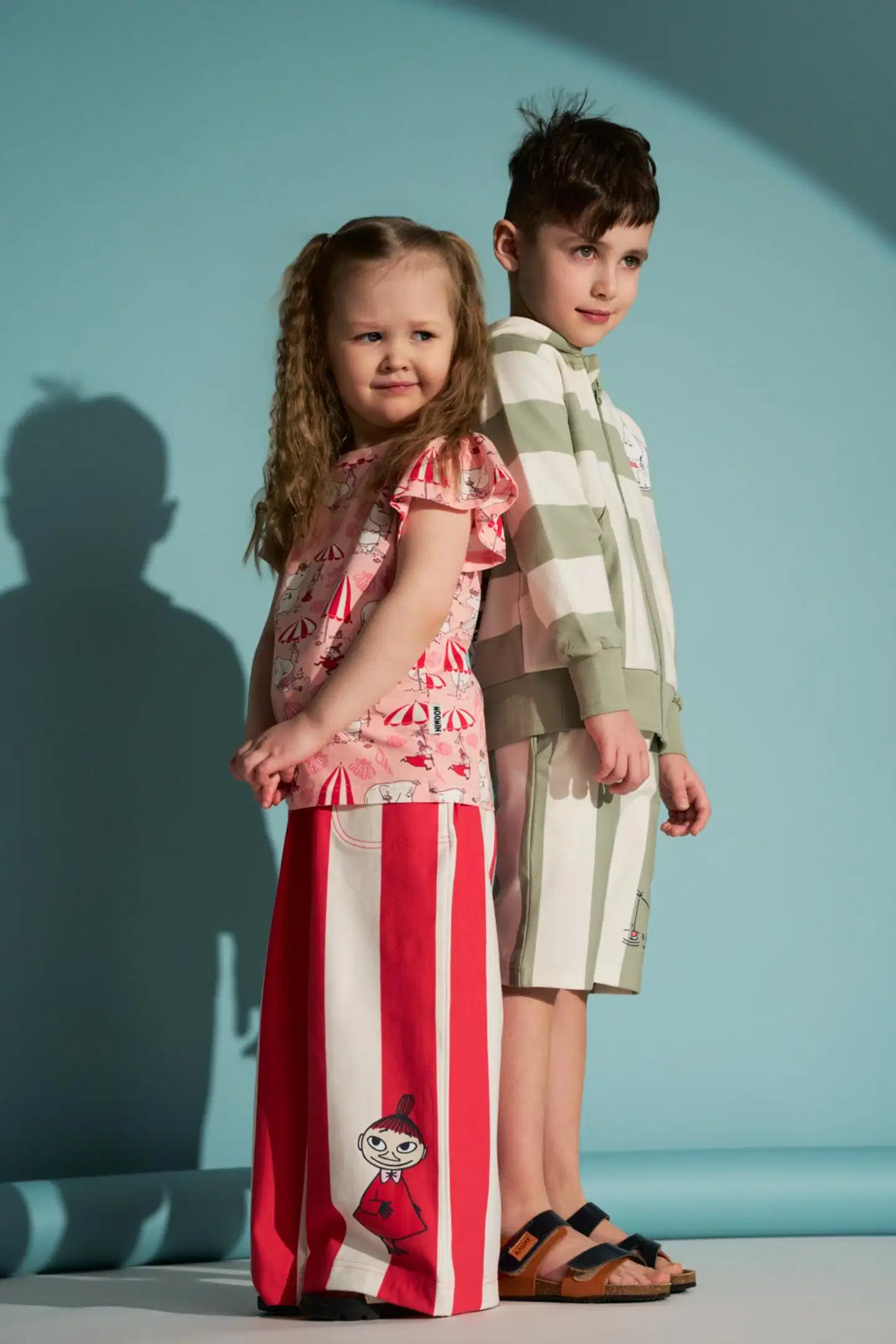 Muumi lasten t-paita Simpukkaranta 591950 - koralli - 3