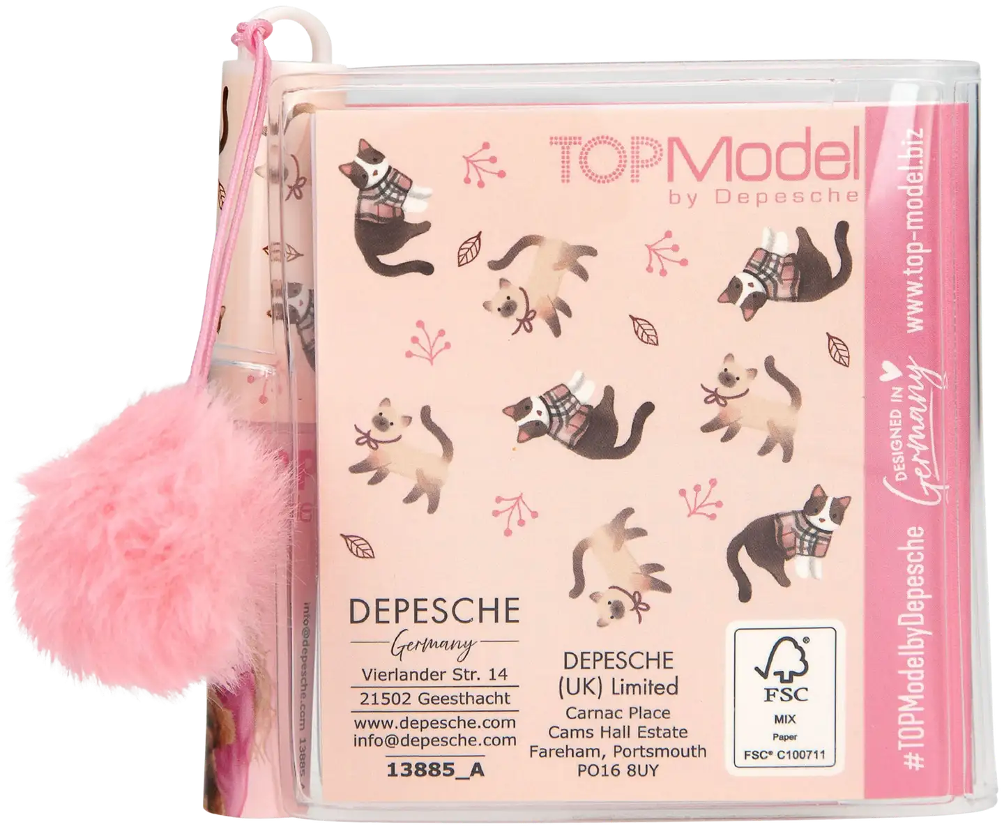 TOPModel minimuistivihko & -kuulakärkikynä FUR-EVER FRIENDS - 2