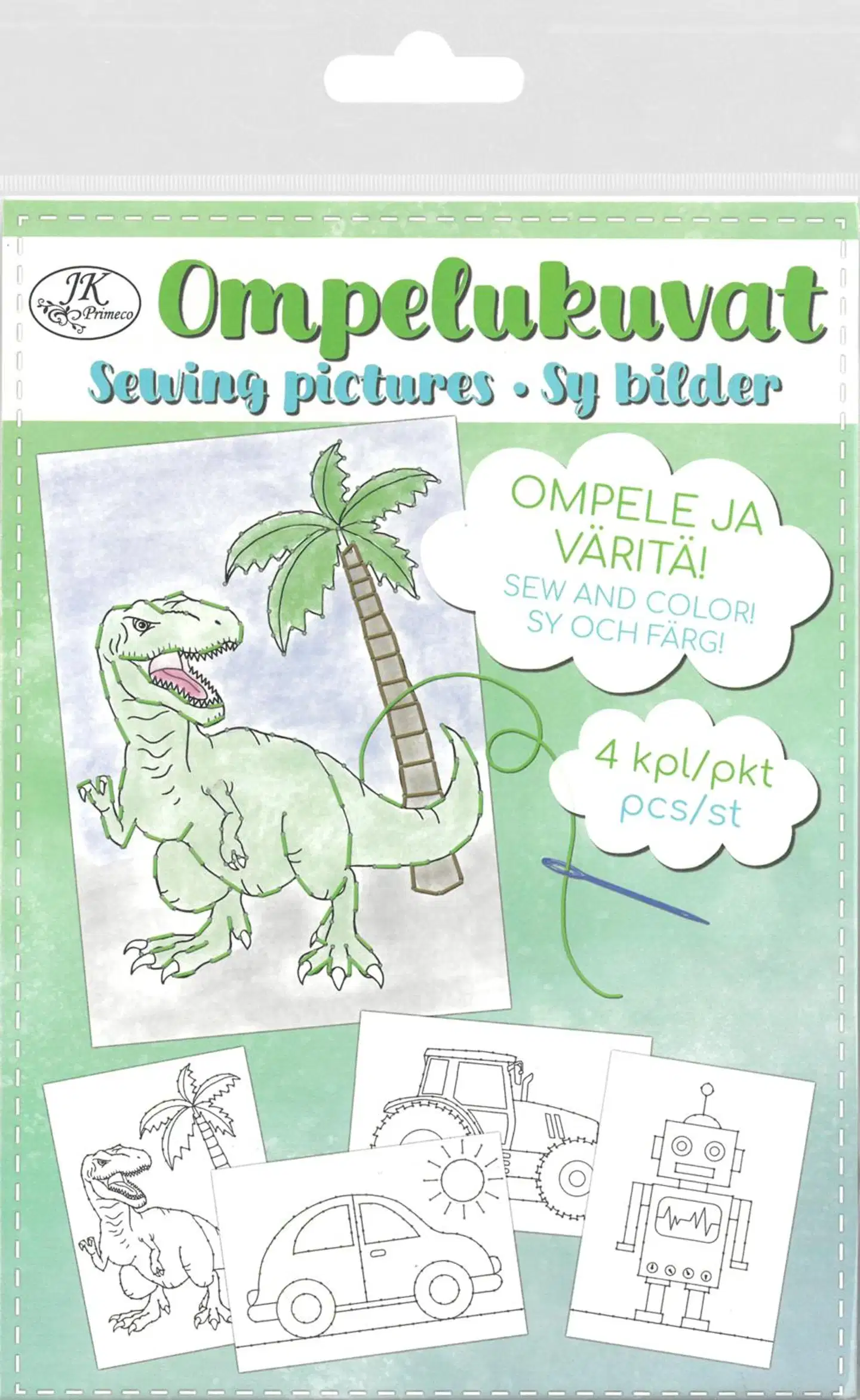 J.K. Primeco ompelukuvat A5 Hahmot ja ajoneuvot 4kpl - 1