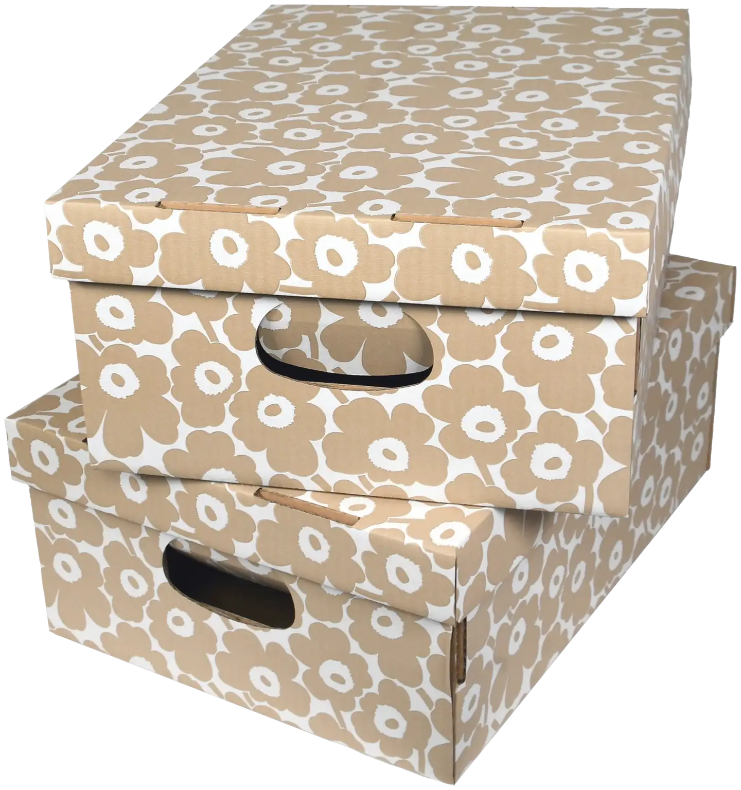 Marimekko kotilaatikko Unikko beige 2kpl/pkt