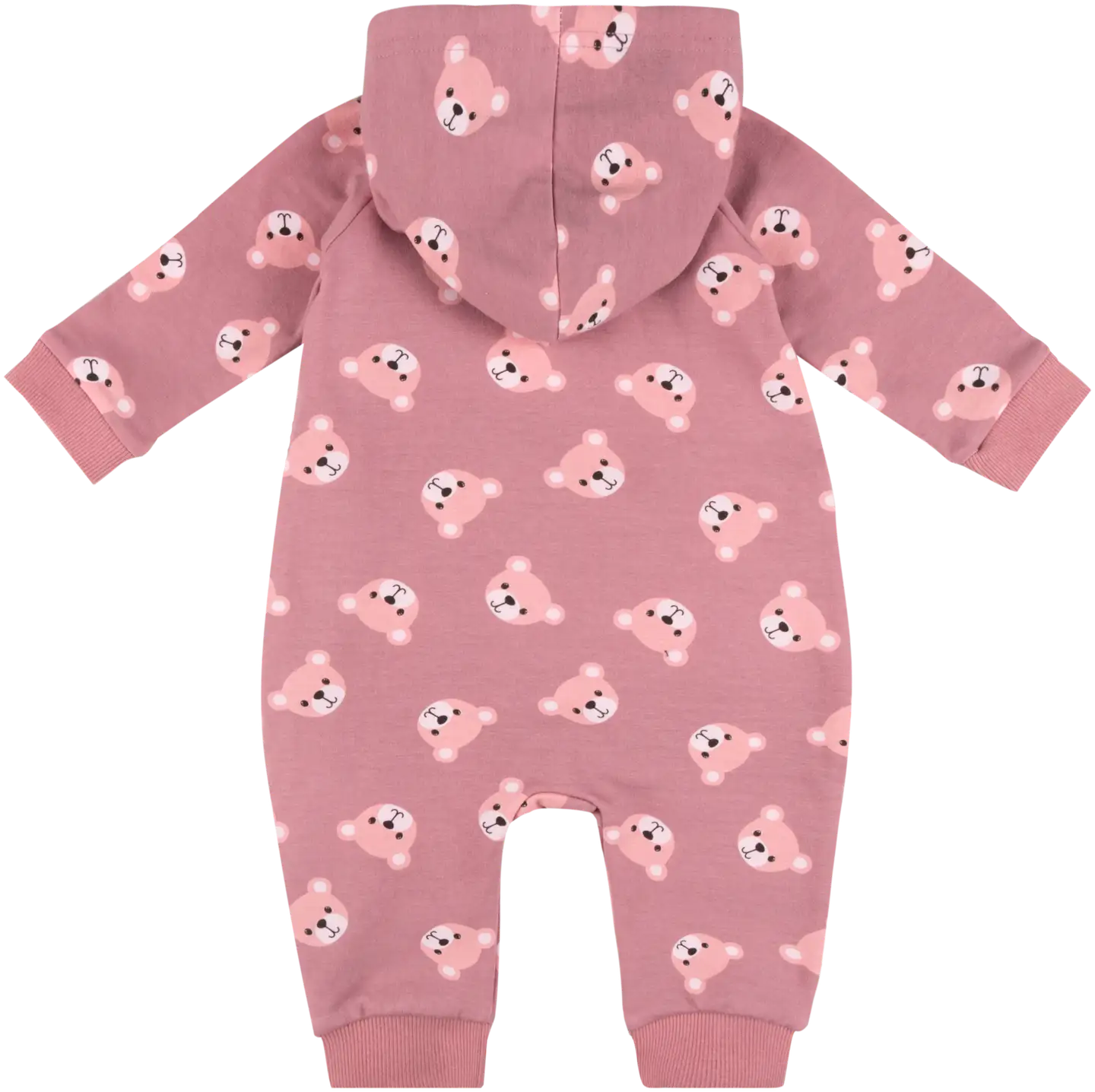 Ciraf vauvojen collegehaalari Nalle - pink bear face aop - 2