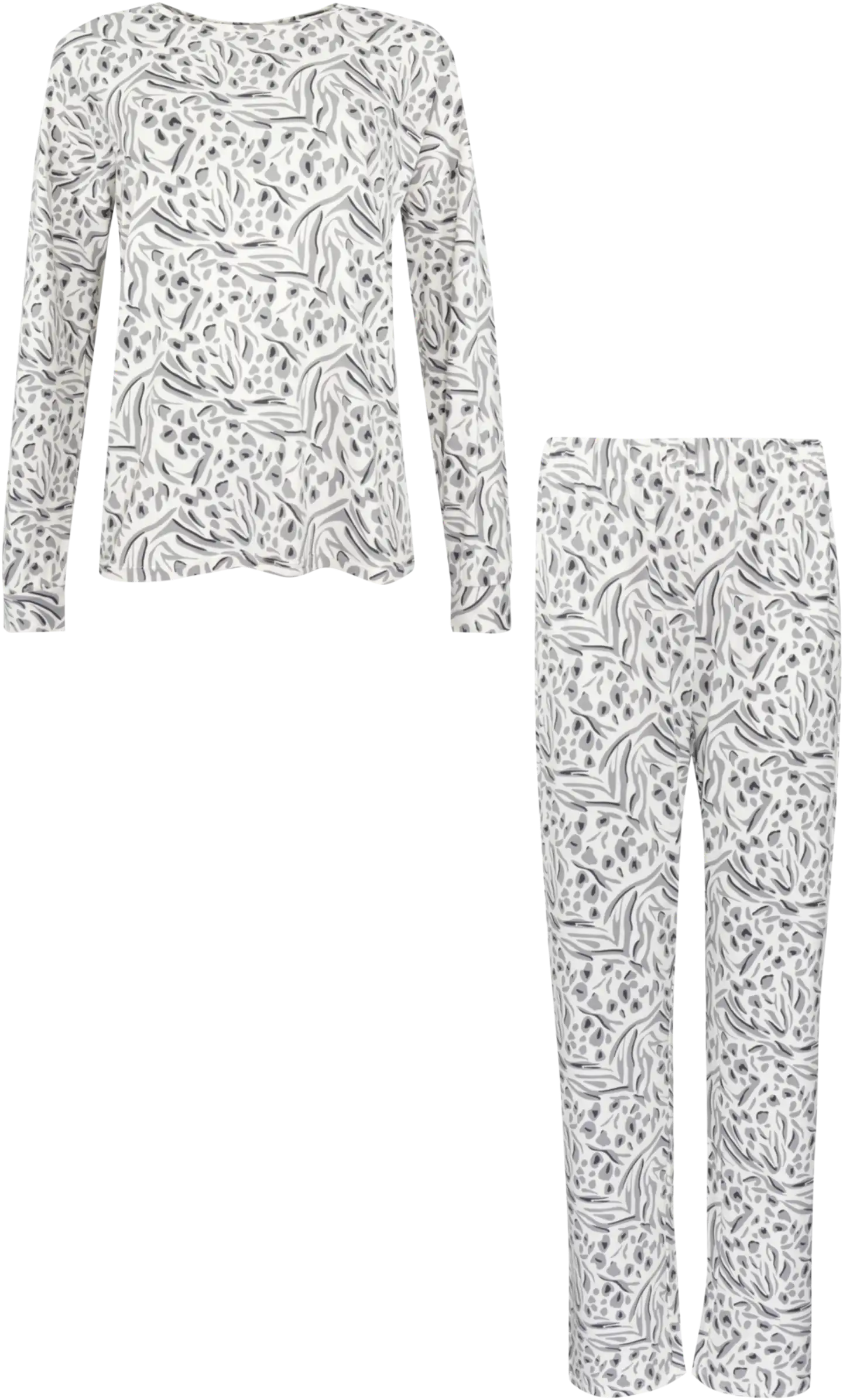 TEX naisten pyjama I997293 - grey light - 1