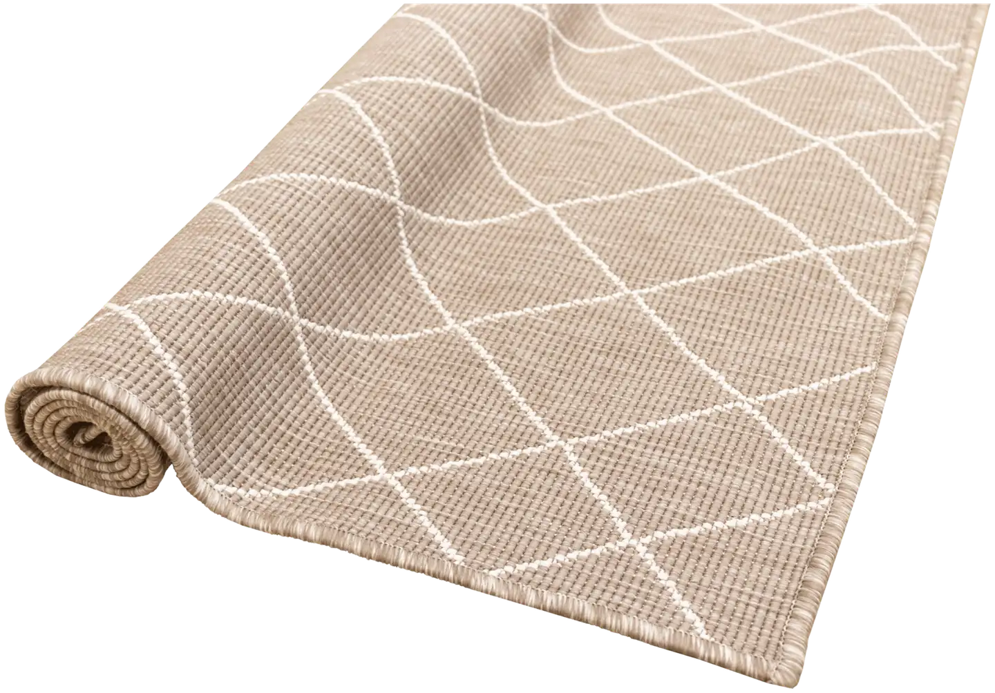 Hestia kääntömatto Hilma 80x150 cm sisä- ja ulkokäyttöön beige - 4