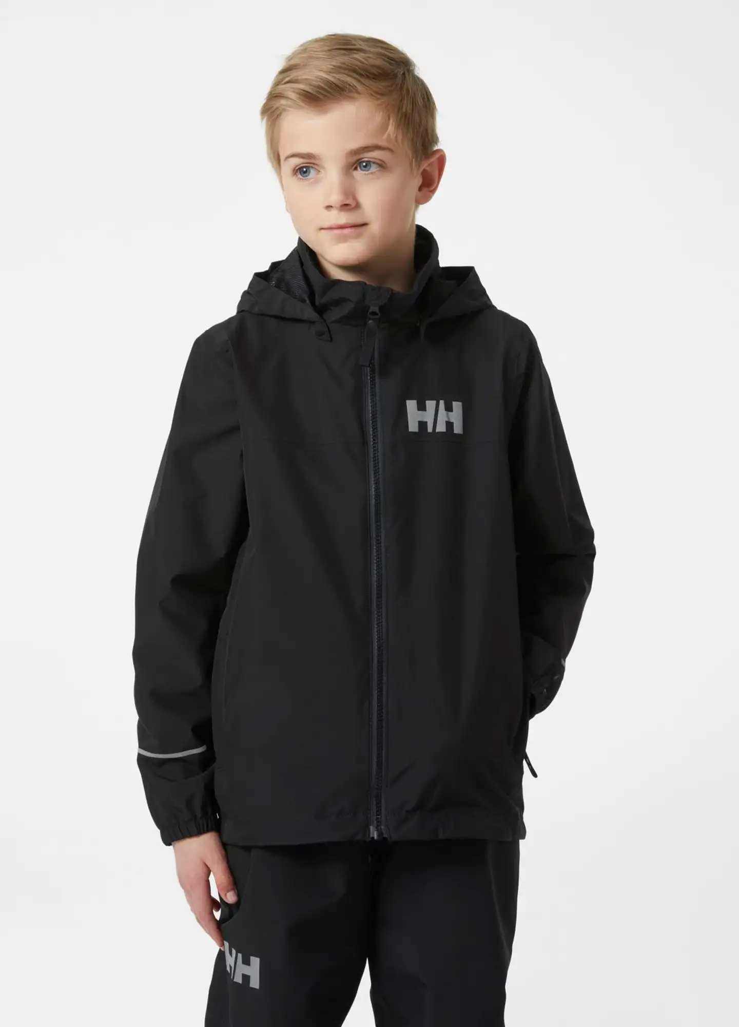 HH nuorten ulkoilutakki Juell Rain - BLACK - 3