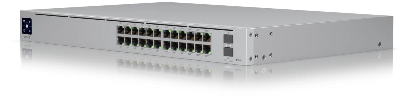 Ubiquiti 24-porttinen gigabit PoE -kytkin Layer 3 -ominaisuuksilla USW-PRO-24-POE - 5
