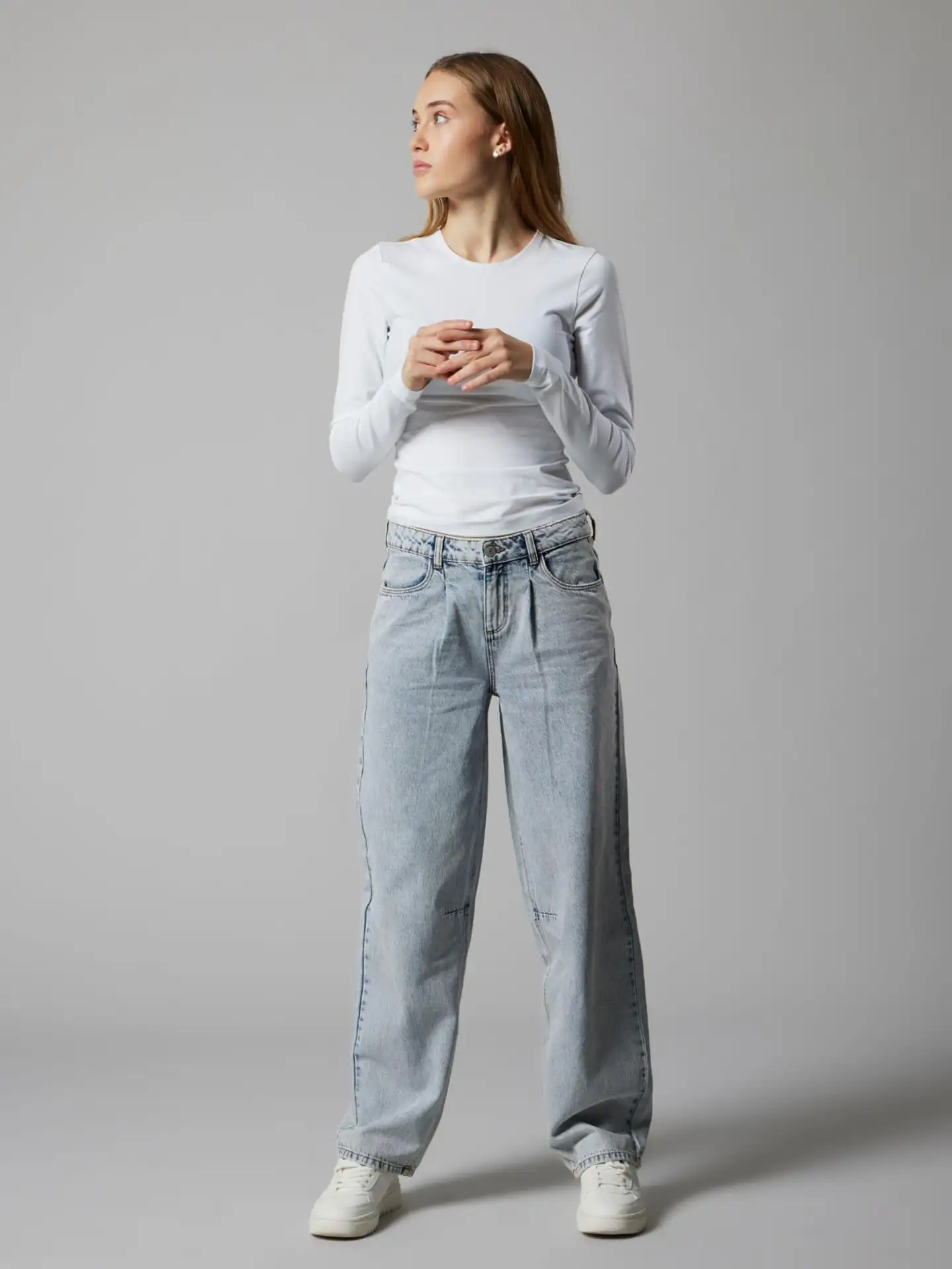 LMTD Lasten farkut - LIGHT BLUE DENIM - 2