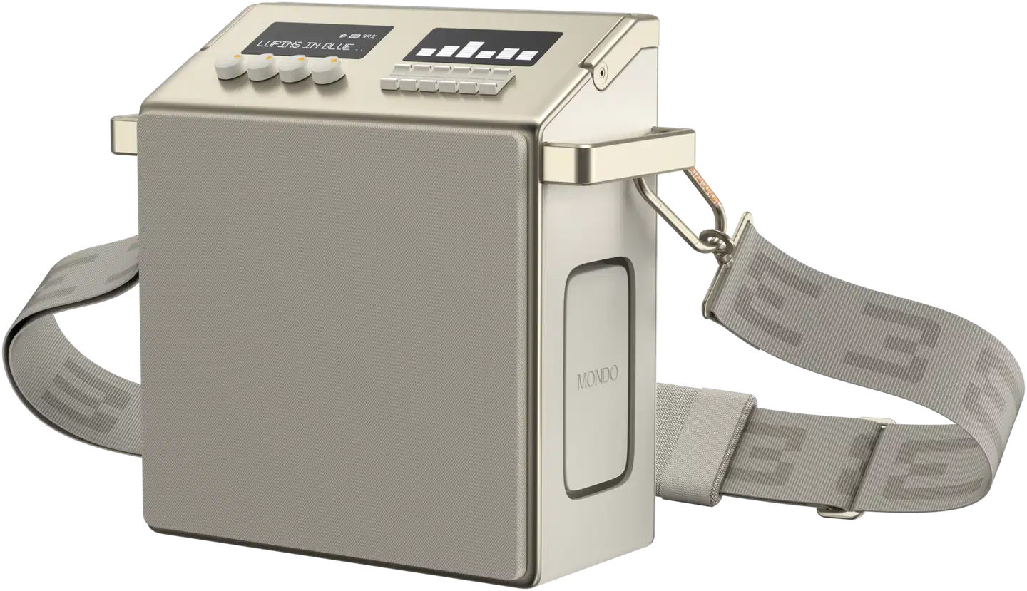 Mondo Bluetooth kaiutin Medium hopea - 2