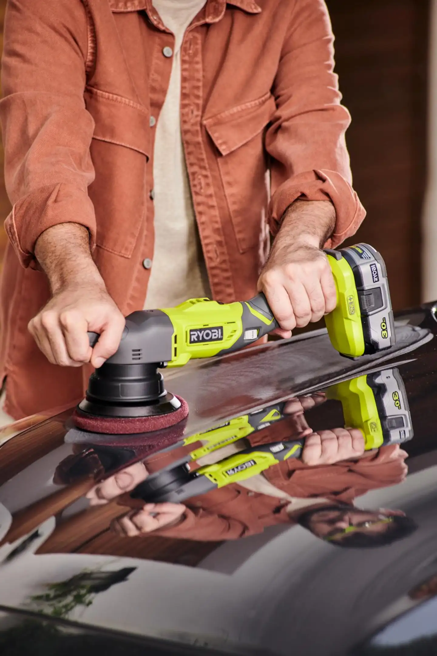 Ryobi 18V kiillotuskone R18P-0 - 6