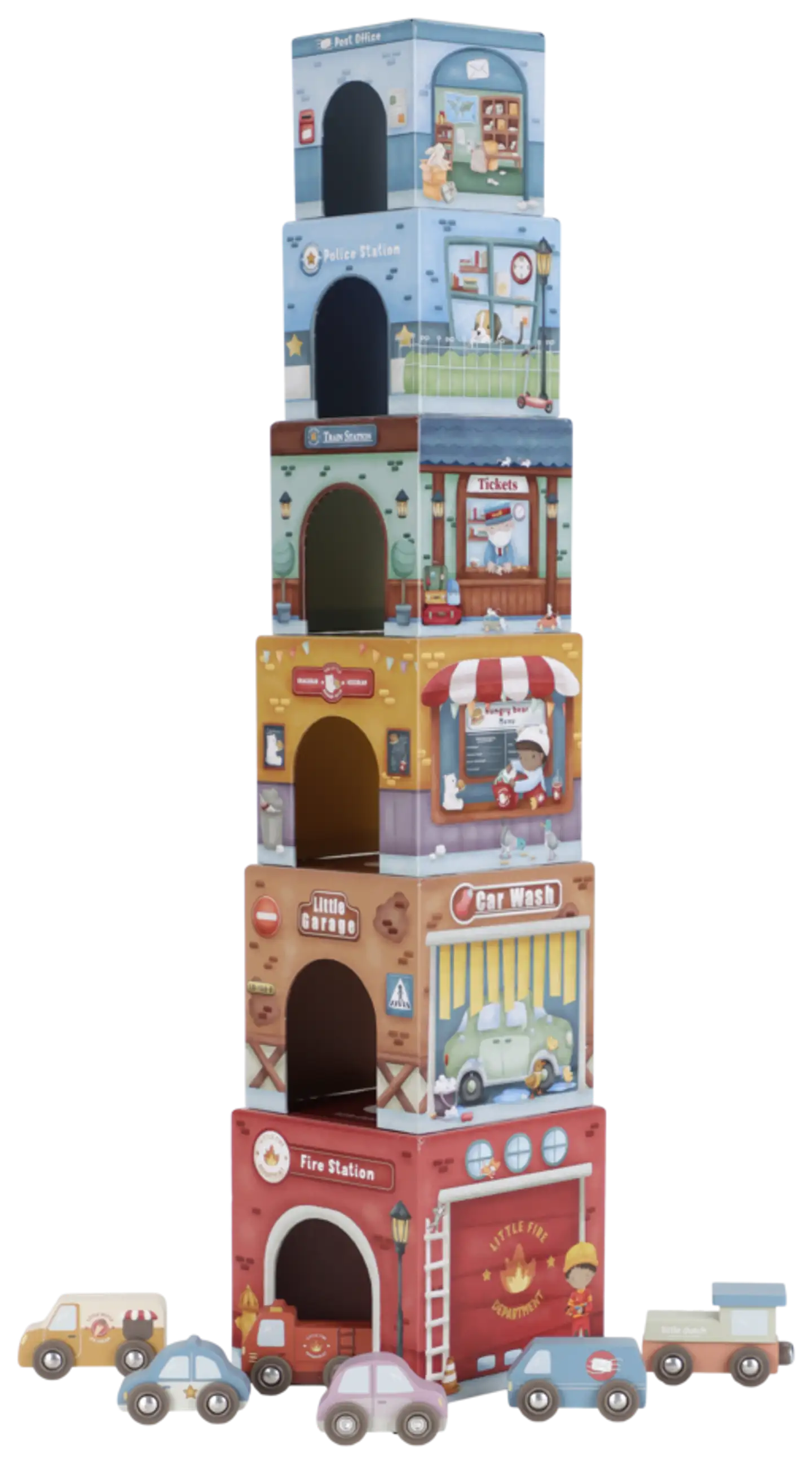 Pinottava torni ja 6 autoa FSC - 1