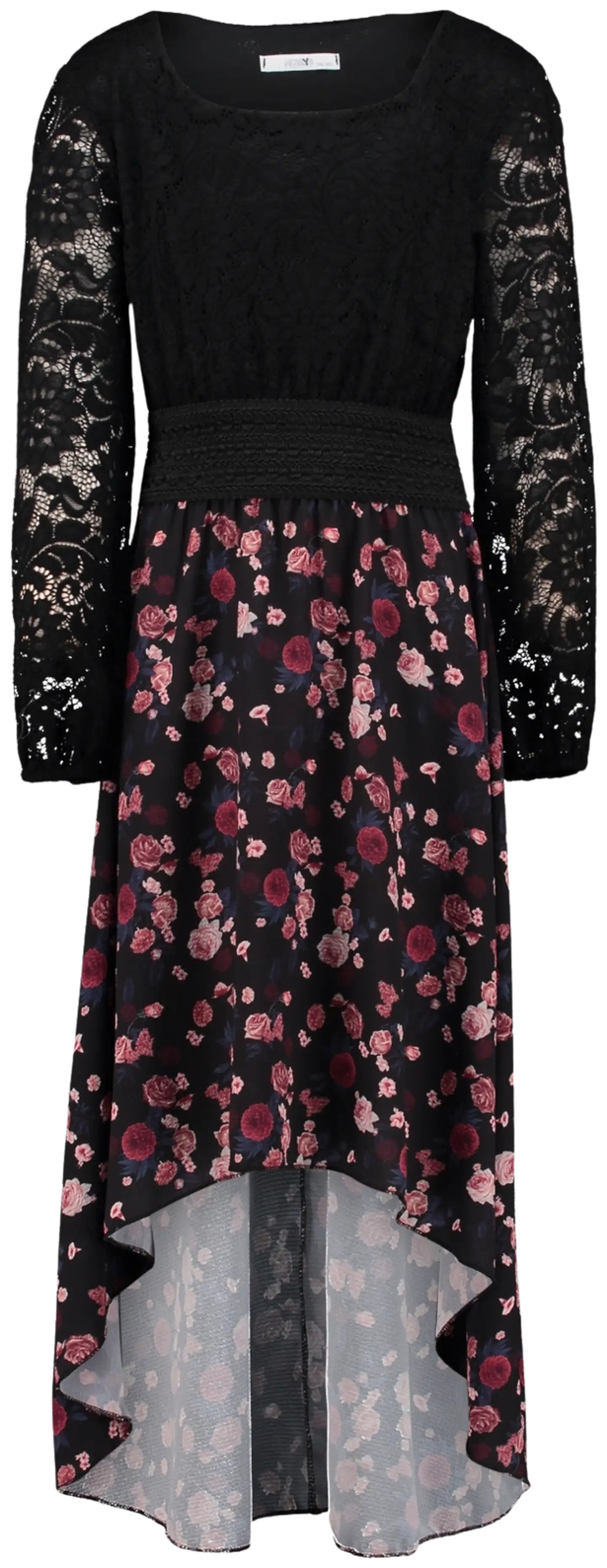 Hailys tyttöjen mekko Ho44lli - 8494 burgundy flower - 1