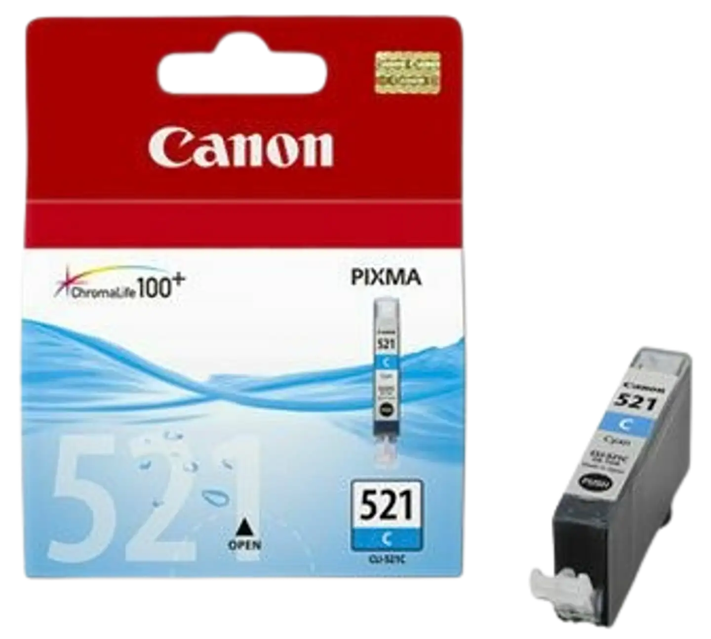 Canon CLI-521C mustepatruuna syaani