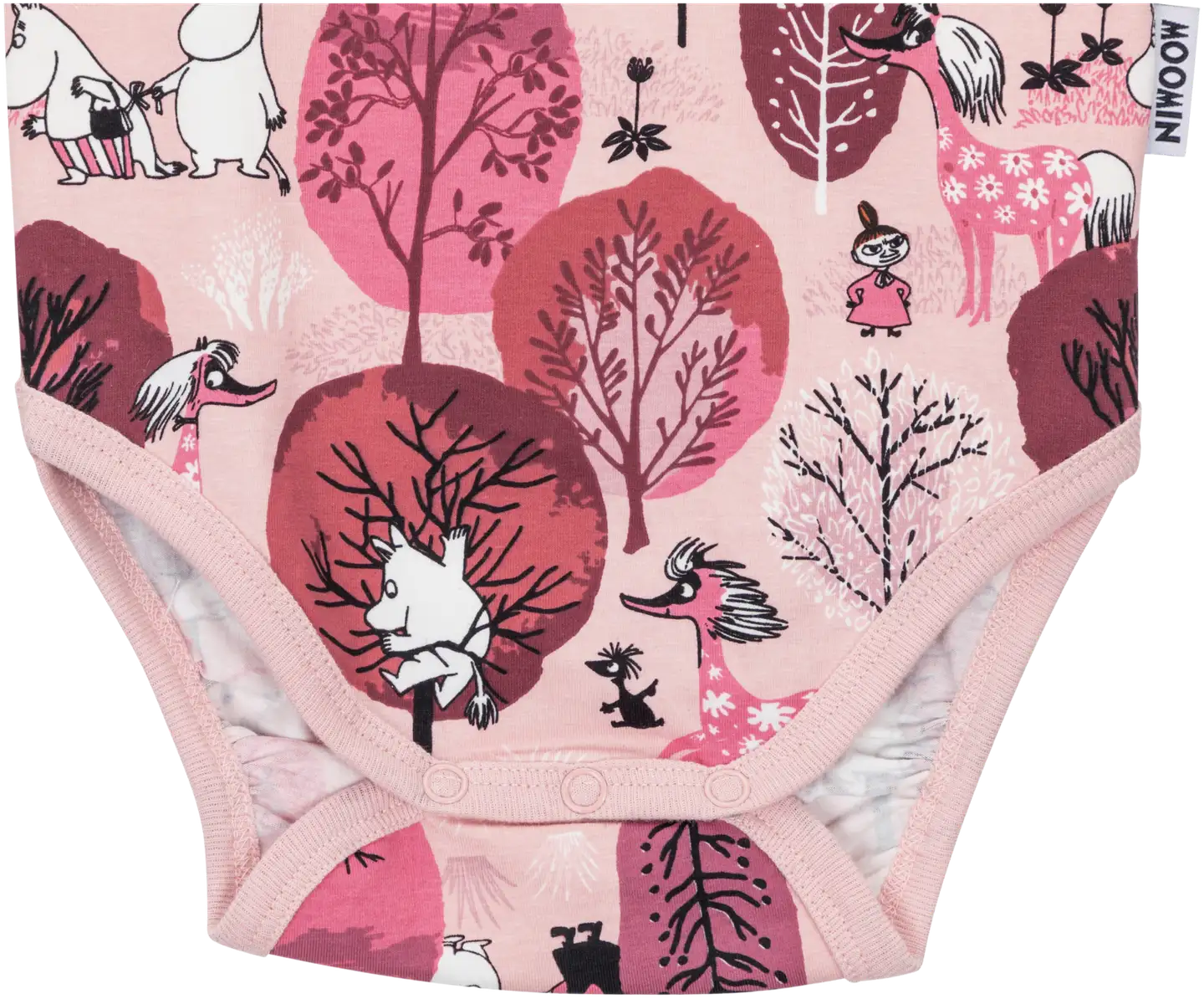 Moomin by Martinex vauvojen body Kuiskutus 589922 - Vaaleanpunainen - 3